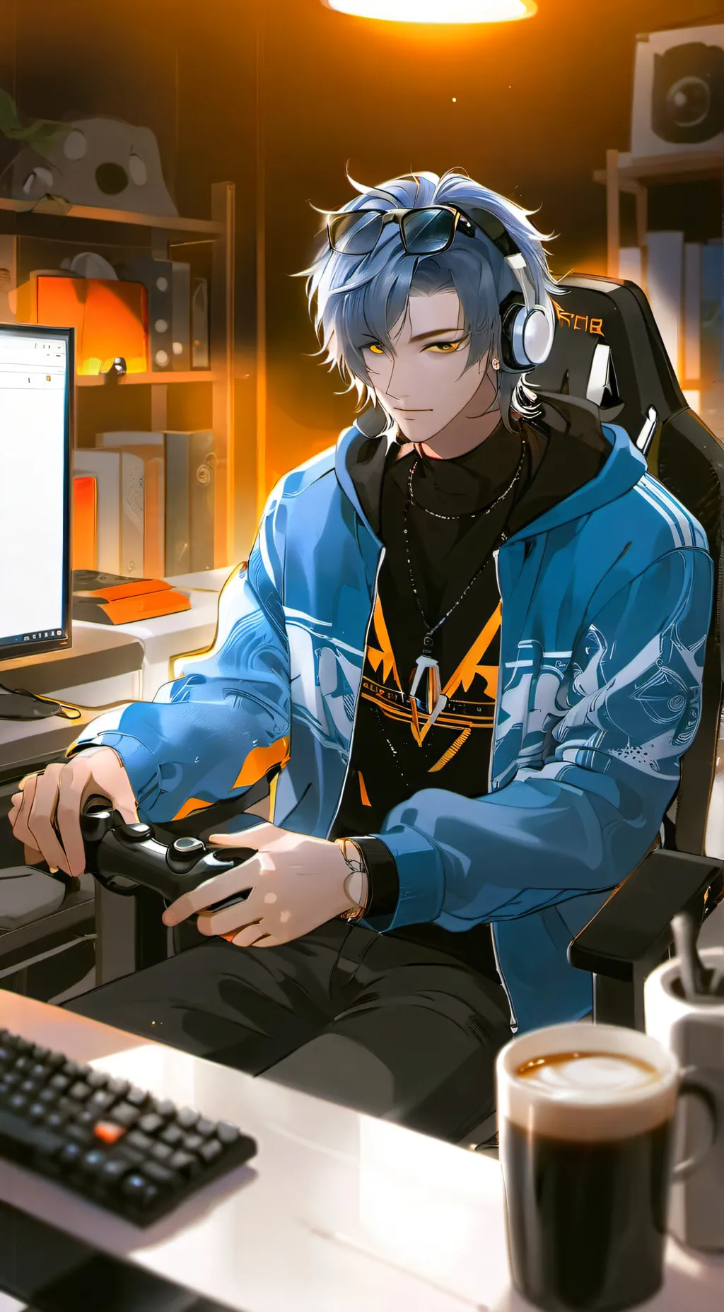 ai character: : . . Naoru !✴️ background