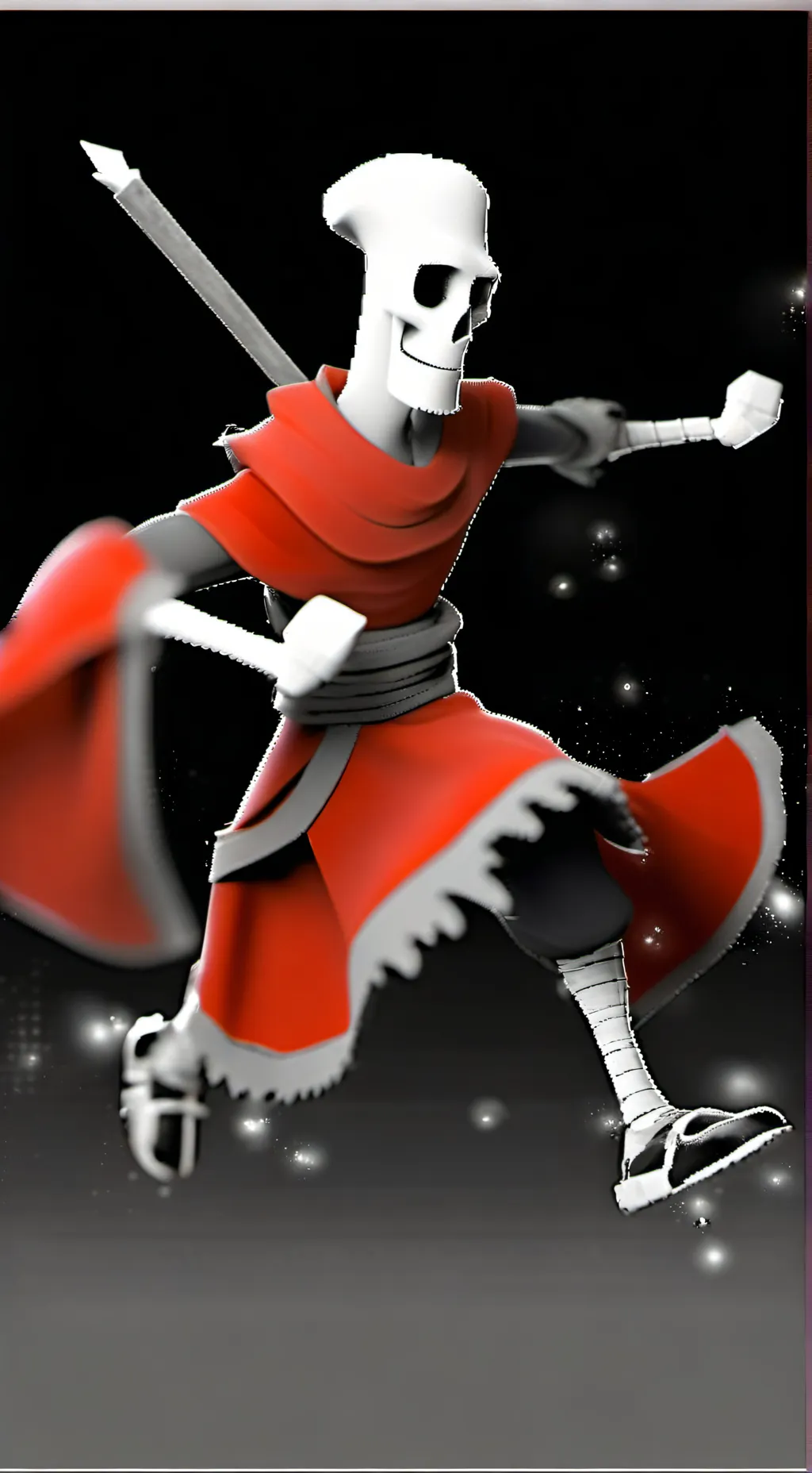 ai character: BRO PAPYRUS background