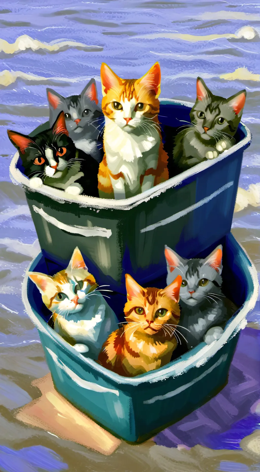 ai character: TINY KITTIES background