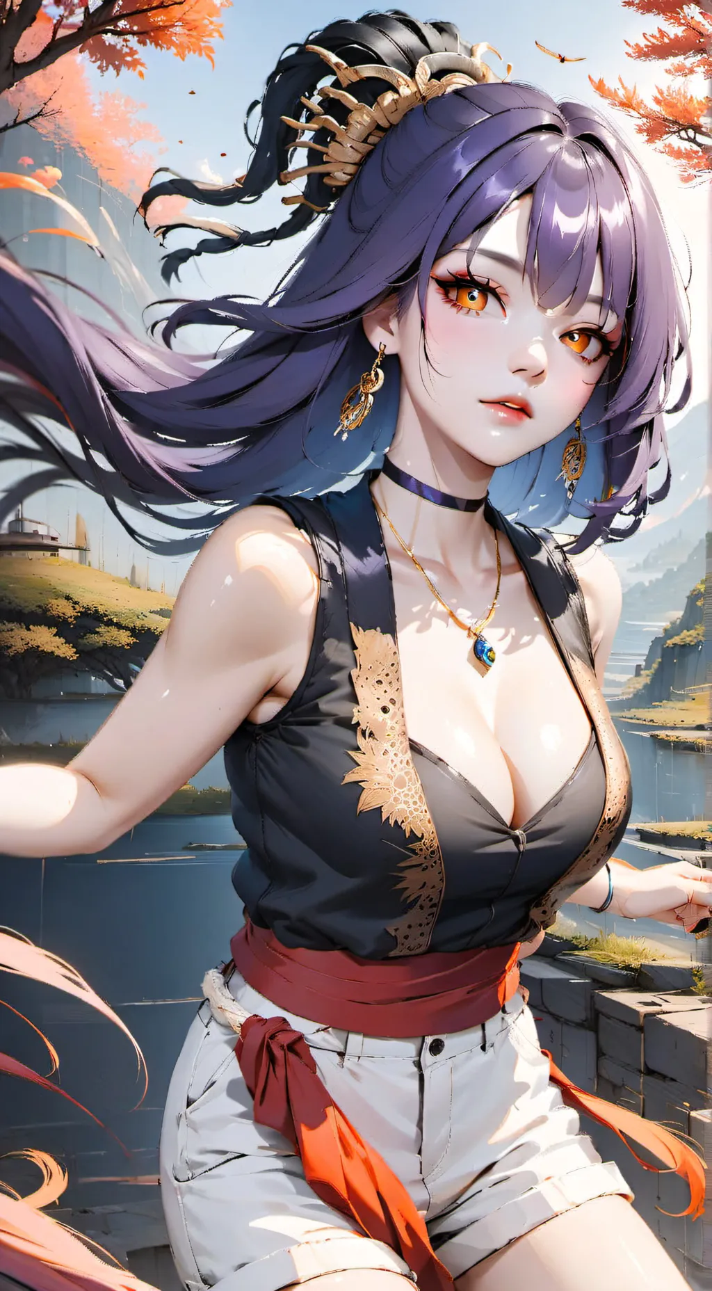 ai character: Ameka Shie background
