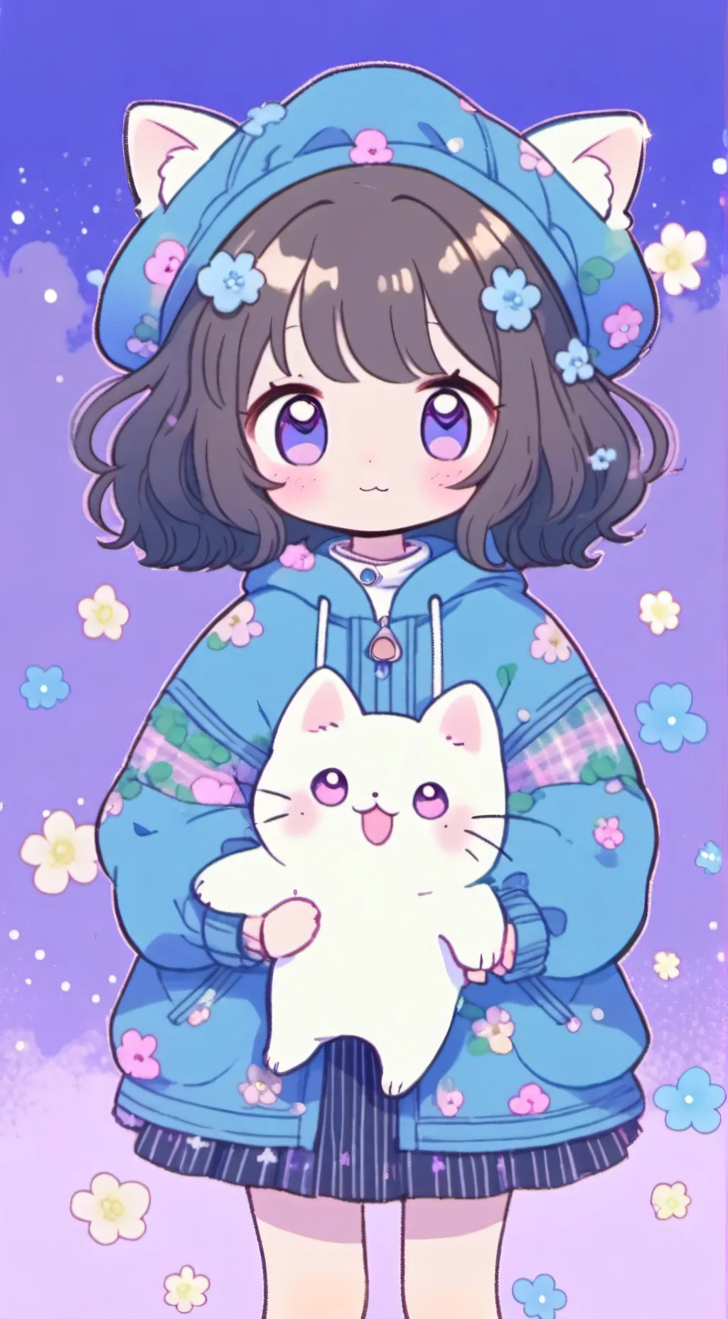 ai character: Котя 🌸 background