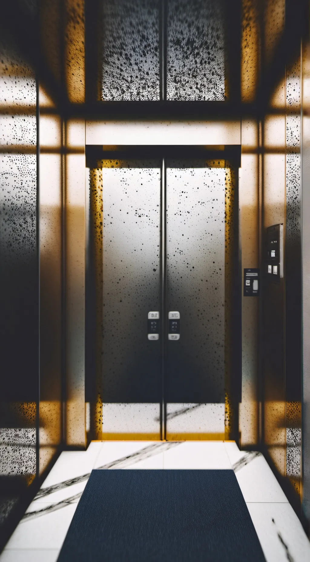 ai character: Elevator background