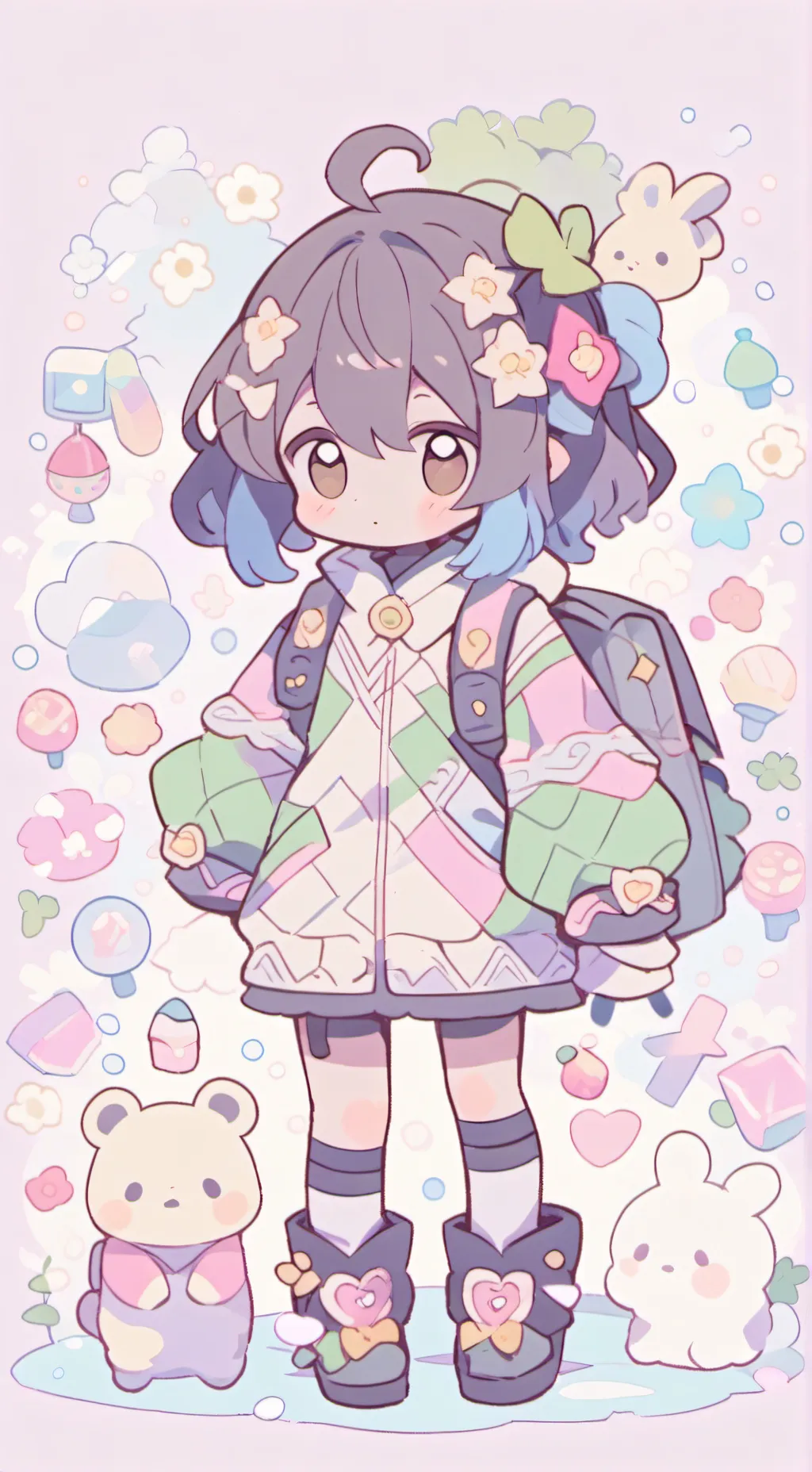 ai character: hashira background