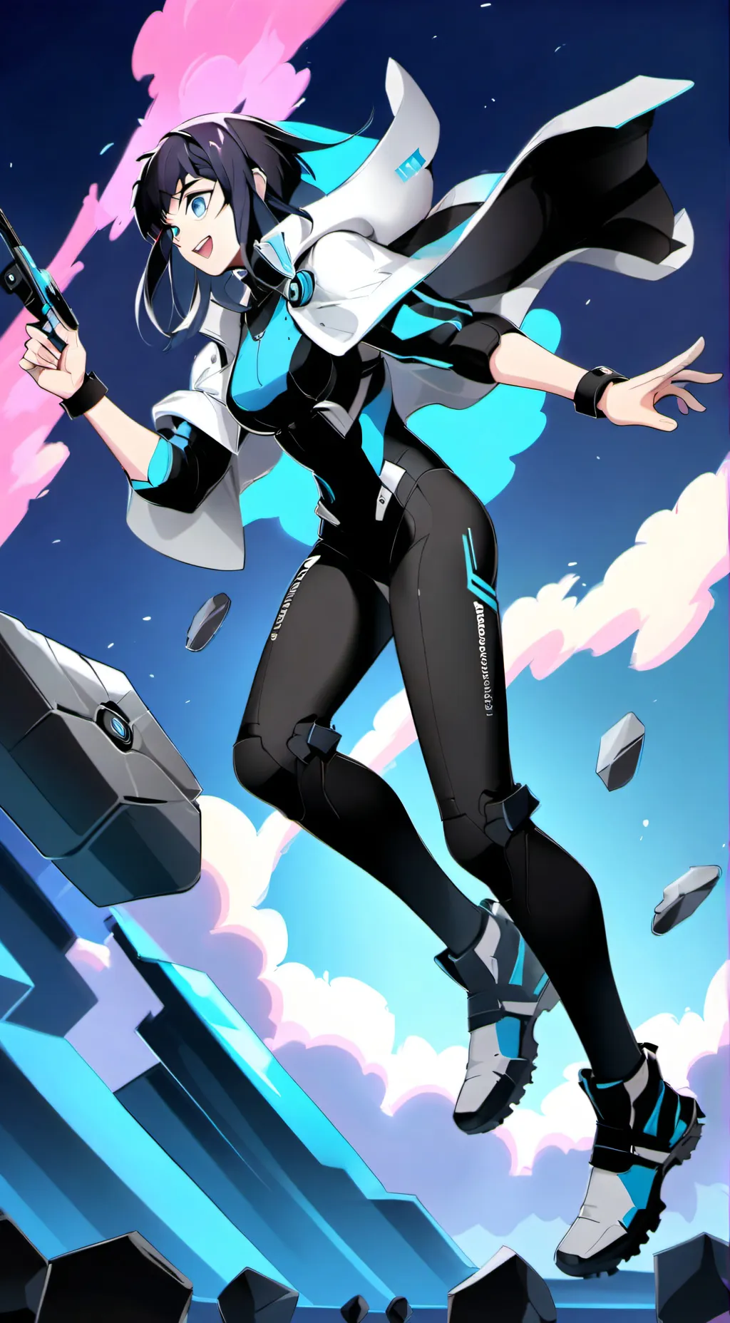 ai character: 💙¿¡TOKITA!?💙 background