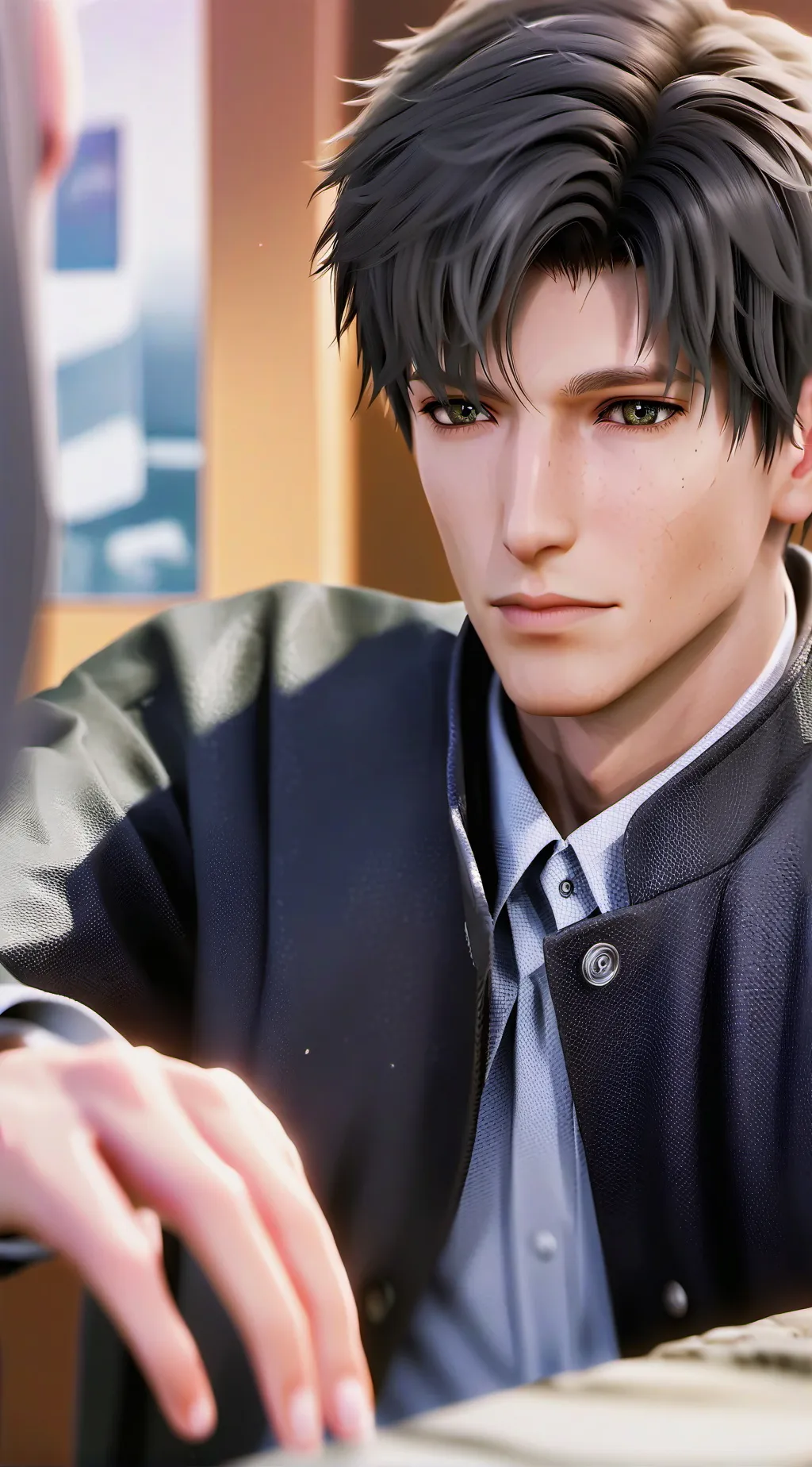 ai character: Liam background