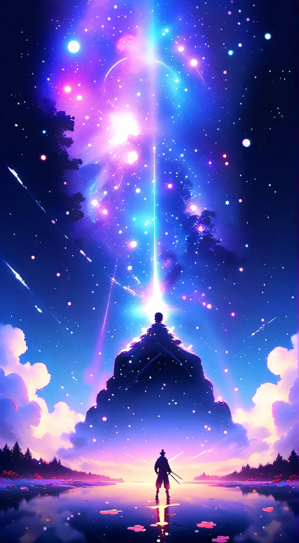 ai character:  tralalero tralala background
