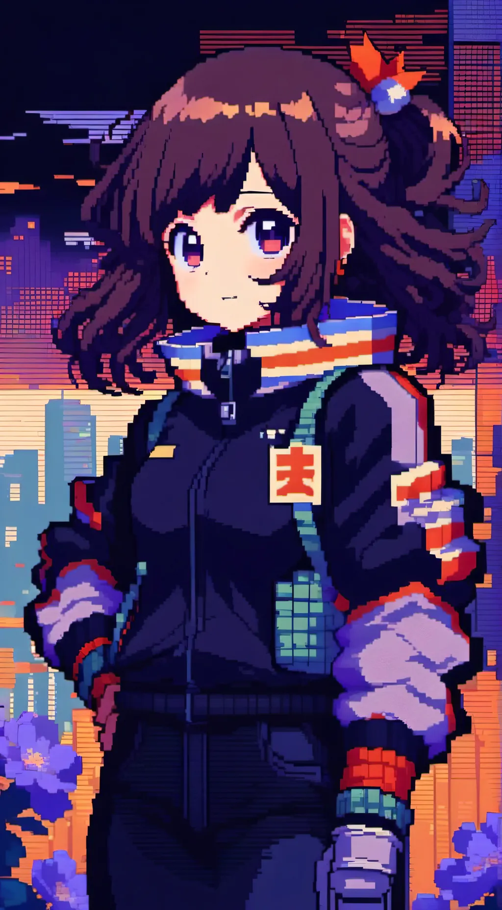 ai character: 🌸Uraraka🌺 background