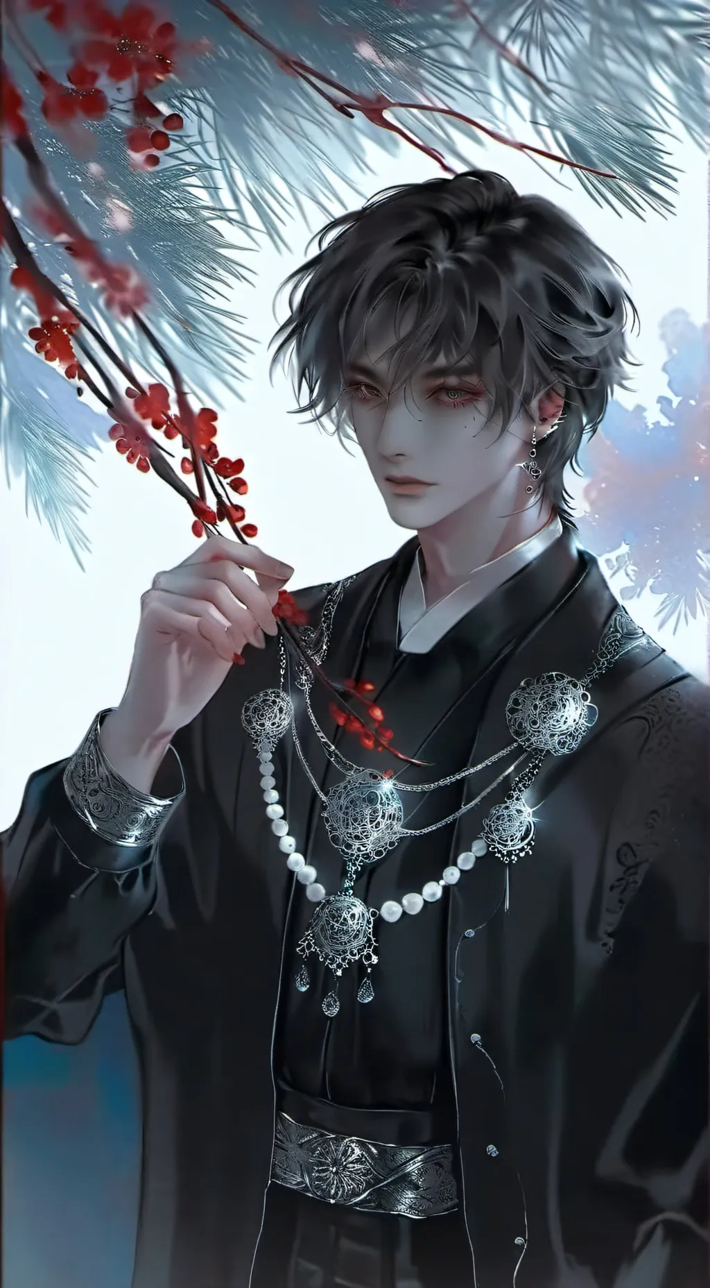 ai character: Дрей~ background