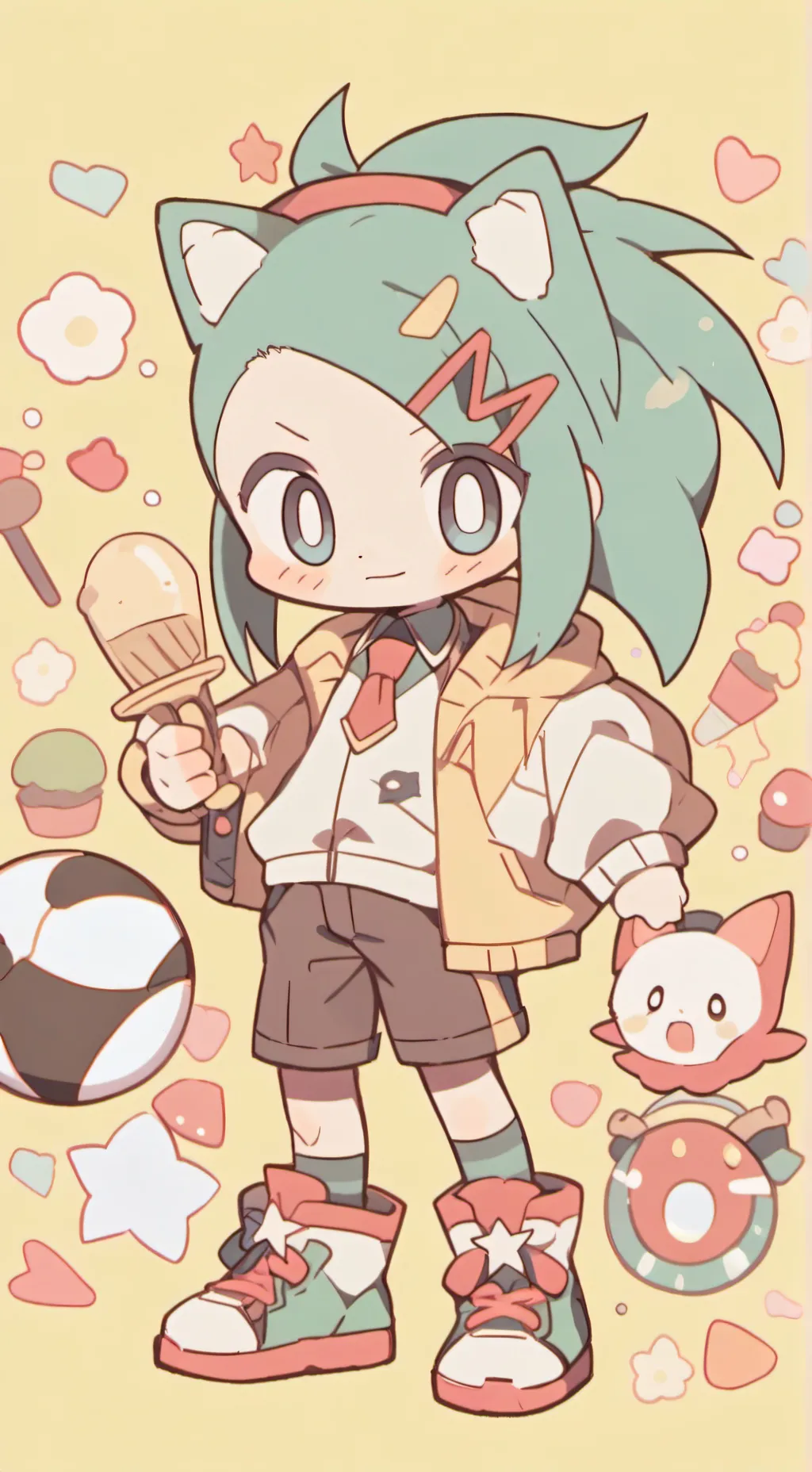 ai character: 😩~SoNiC cReW~😩 background