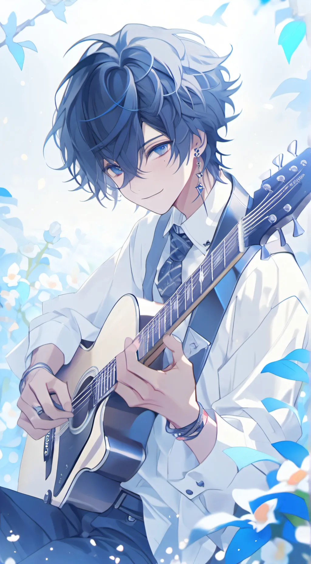 ai character: A N D R E W background