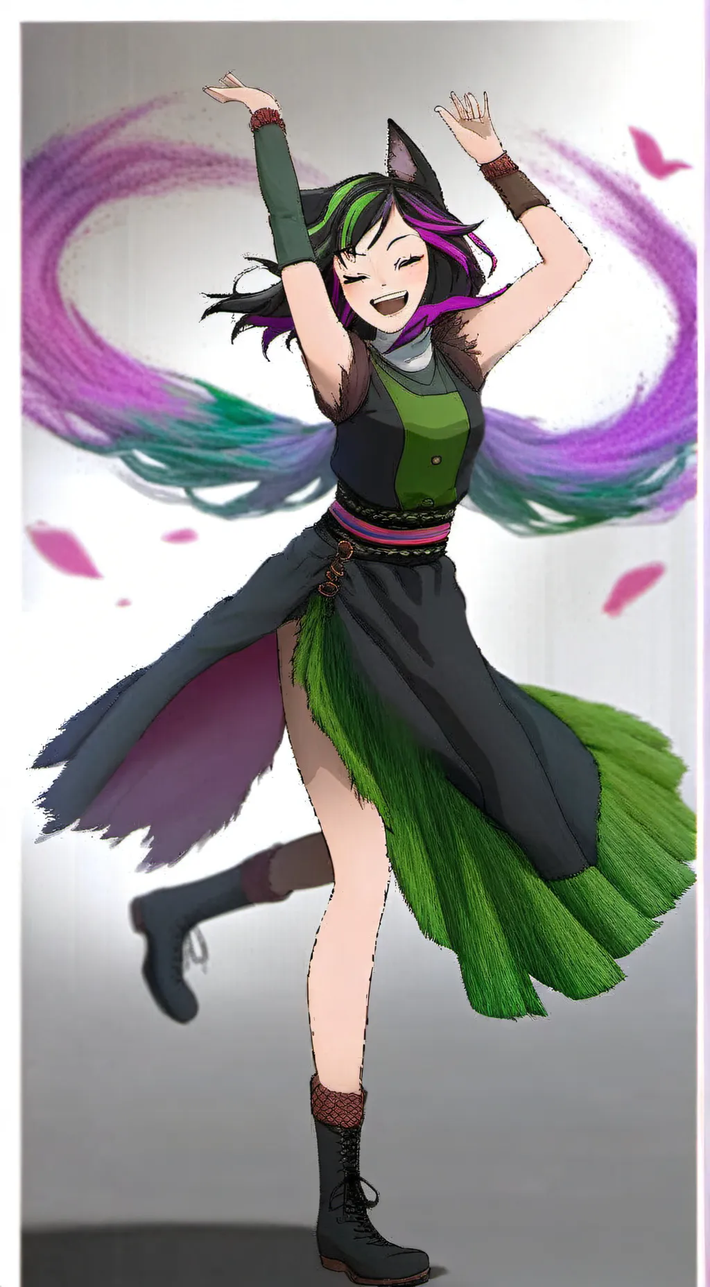 ai character: Multi Nana Iro  background