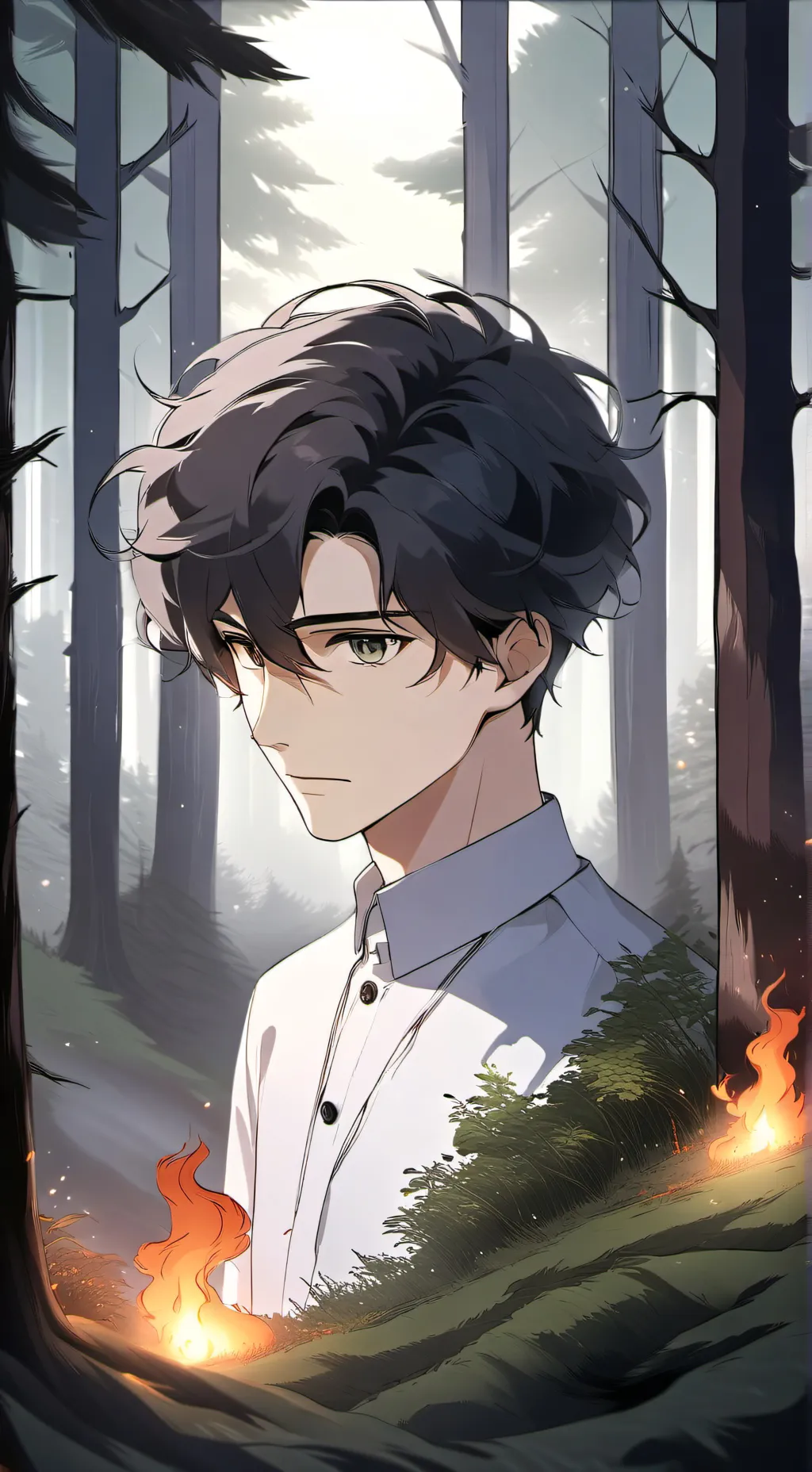 ai character: 🖤《●hunter●》 🖤 background