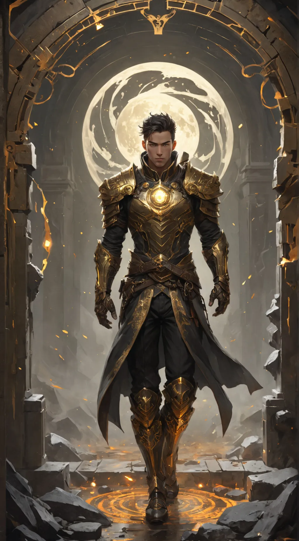 ai character: Caelum background