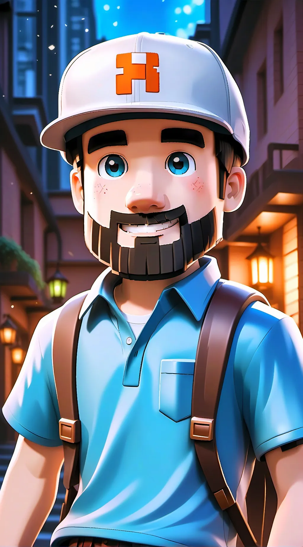 ai character: Steve background