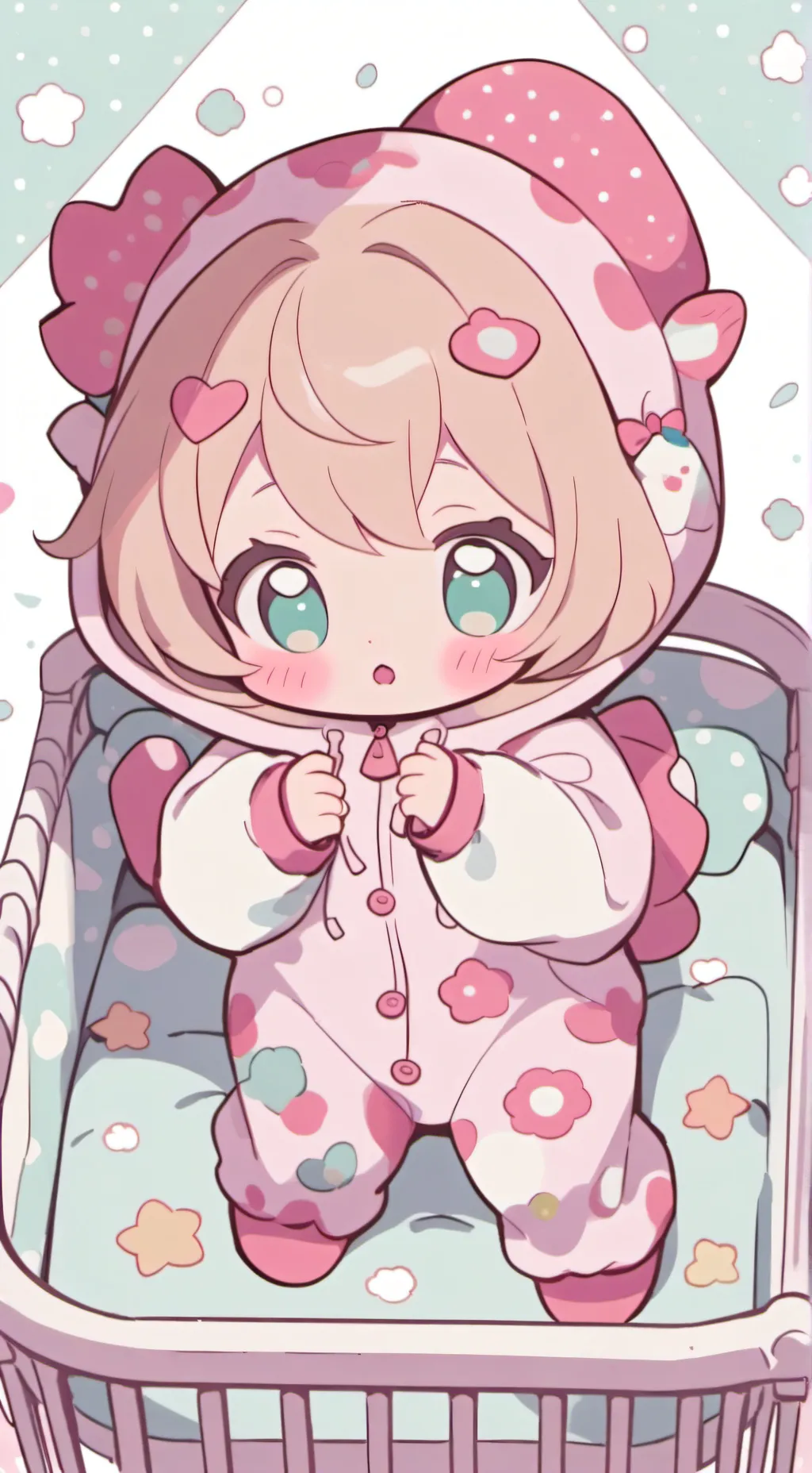 ai character: Baby helper  background