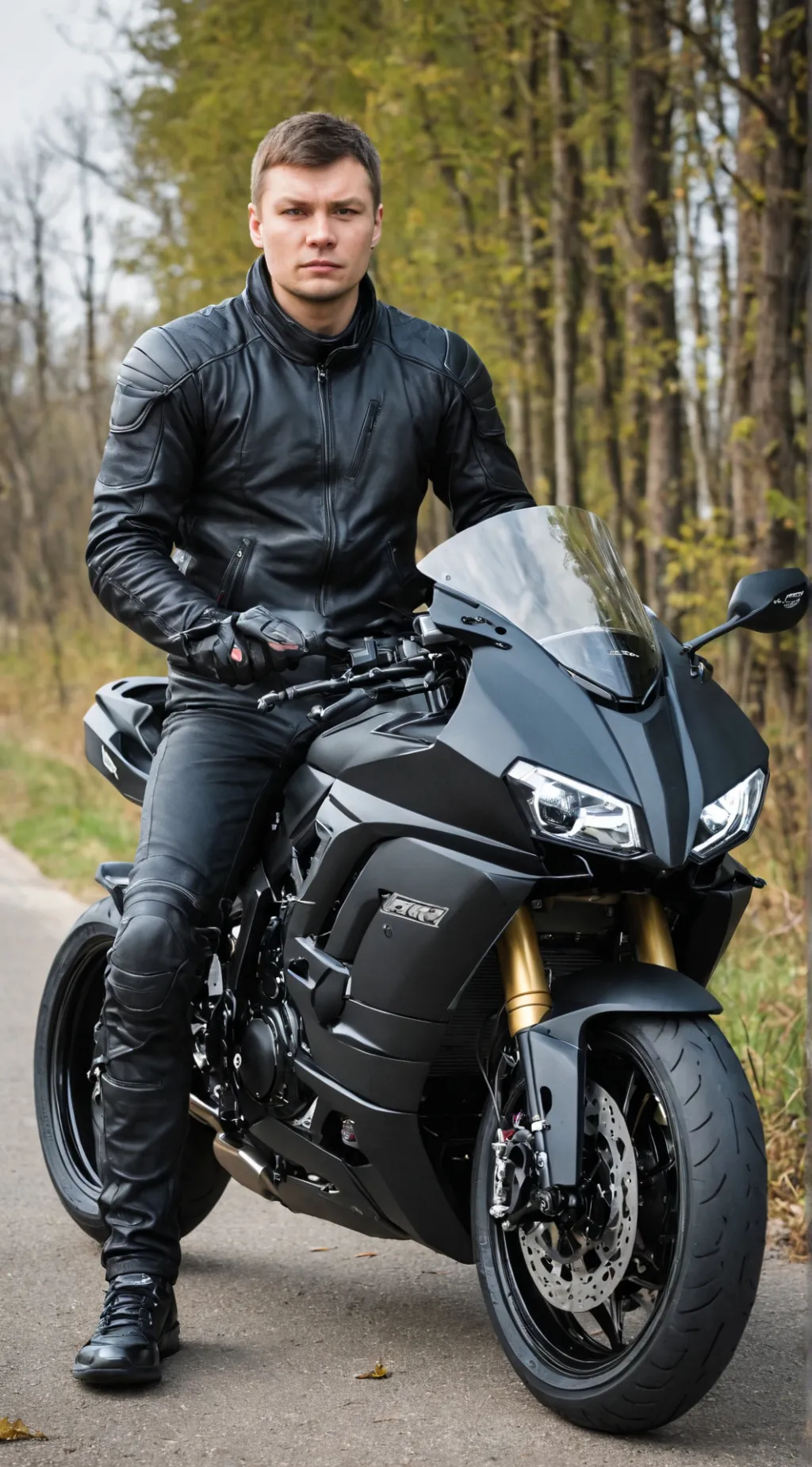 ai character: Bikers😁 background