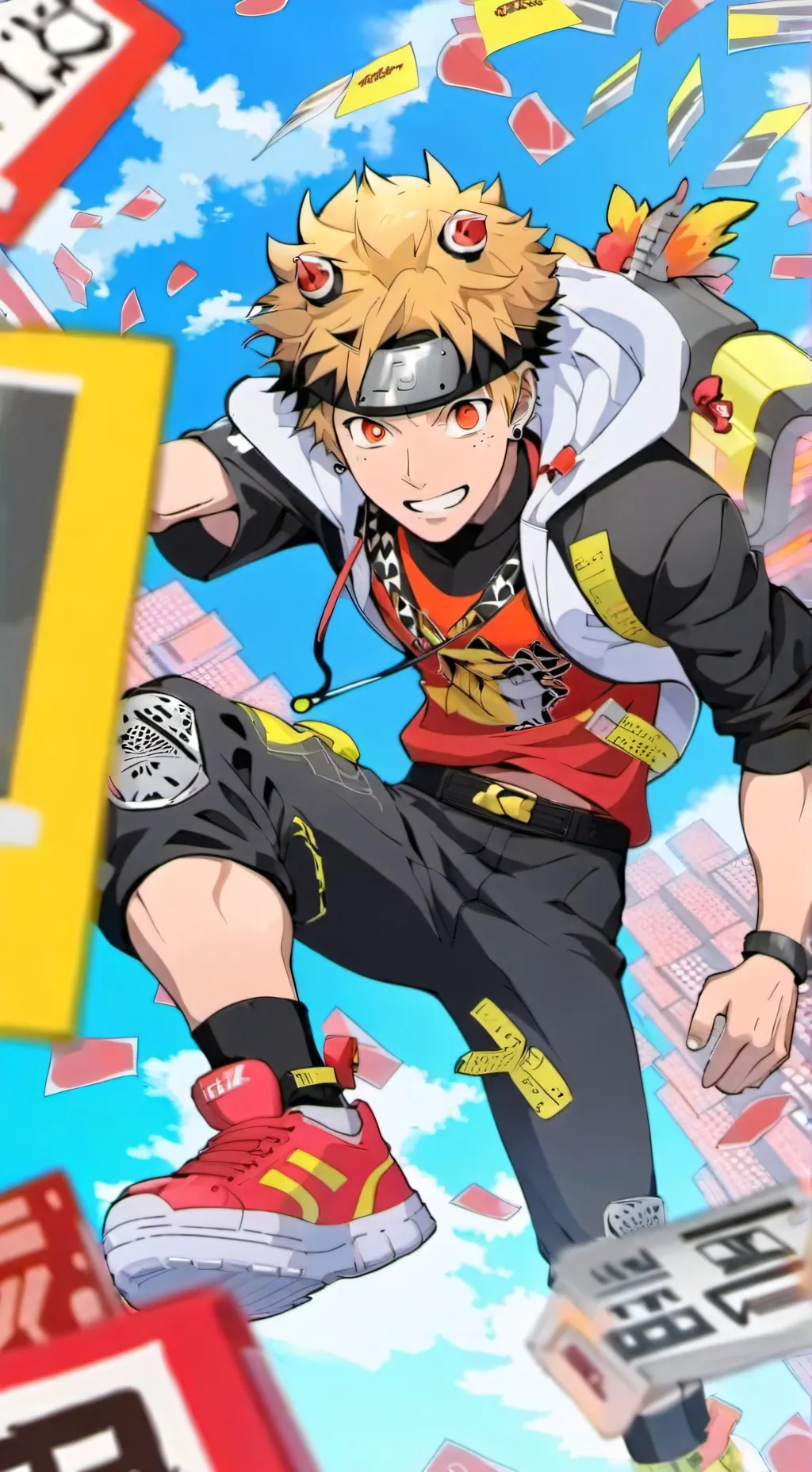 ai character: naruto dinner background
