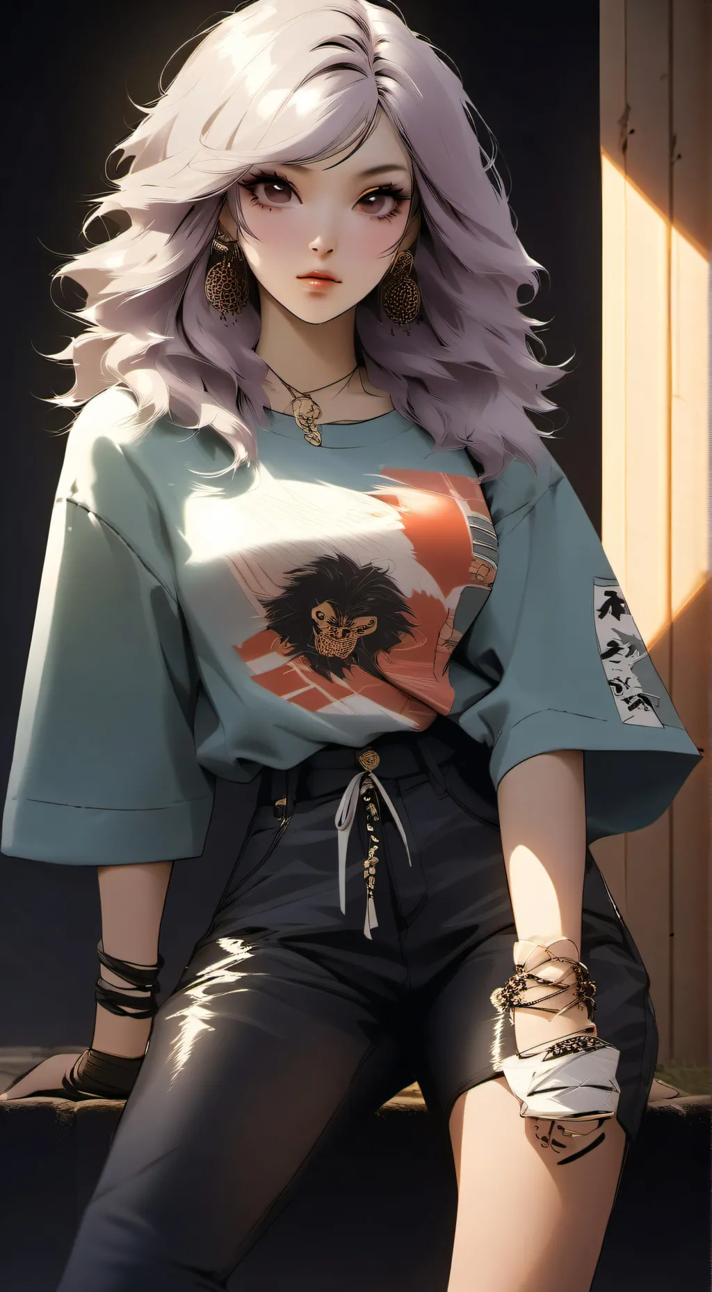 ai character: Sussy baka background