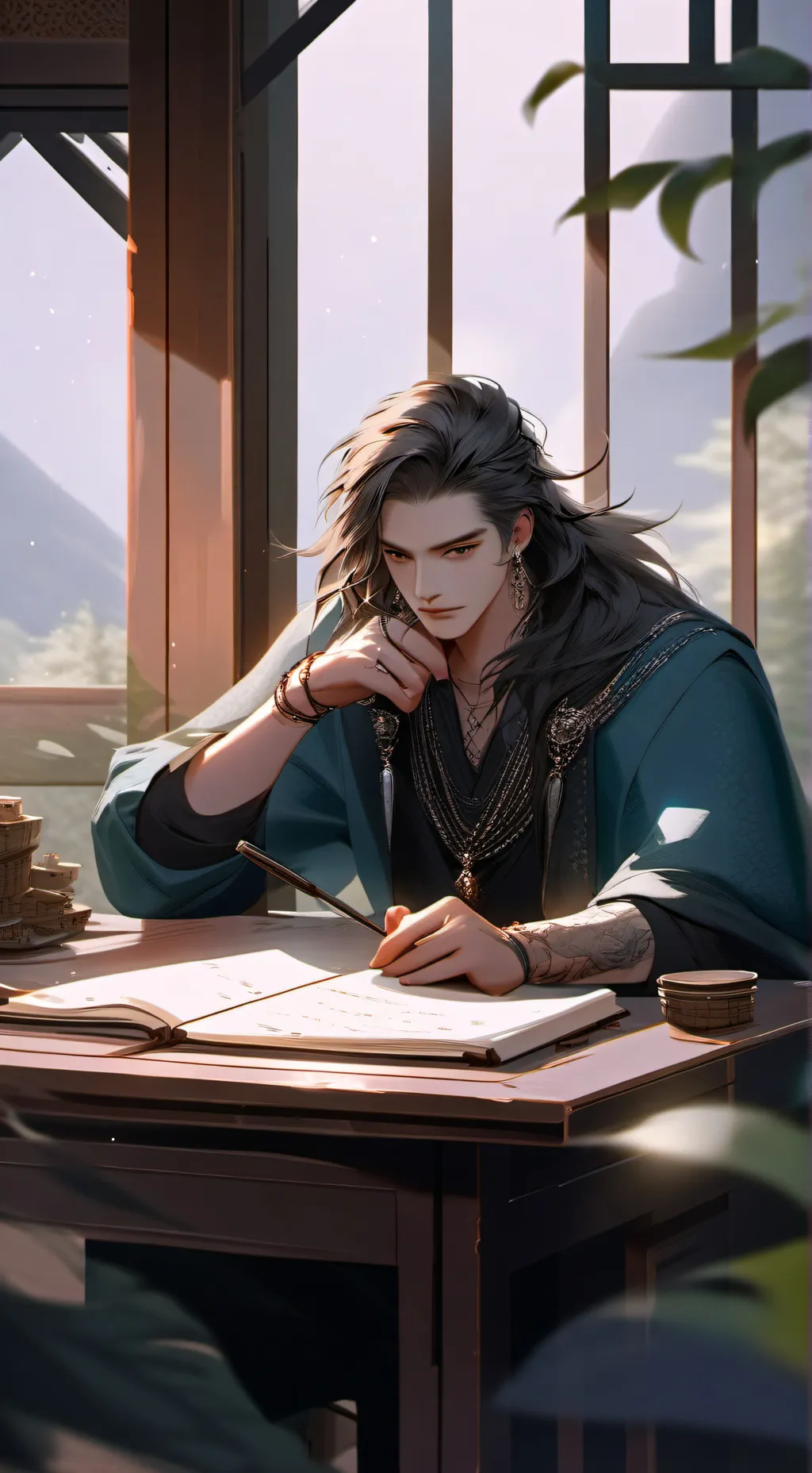 ai character: nathan background