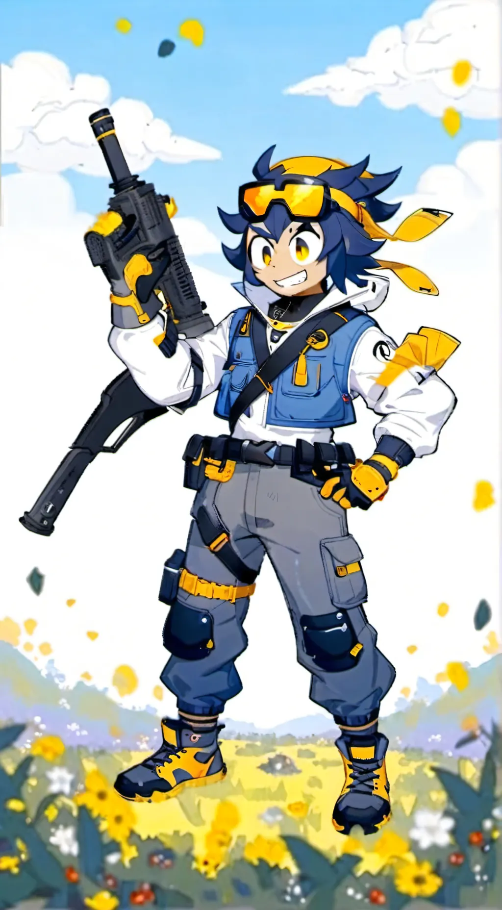ai character: Dash the hedghog background