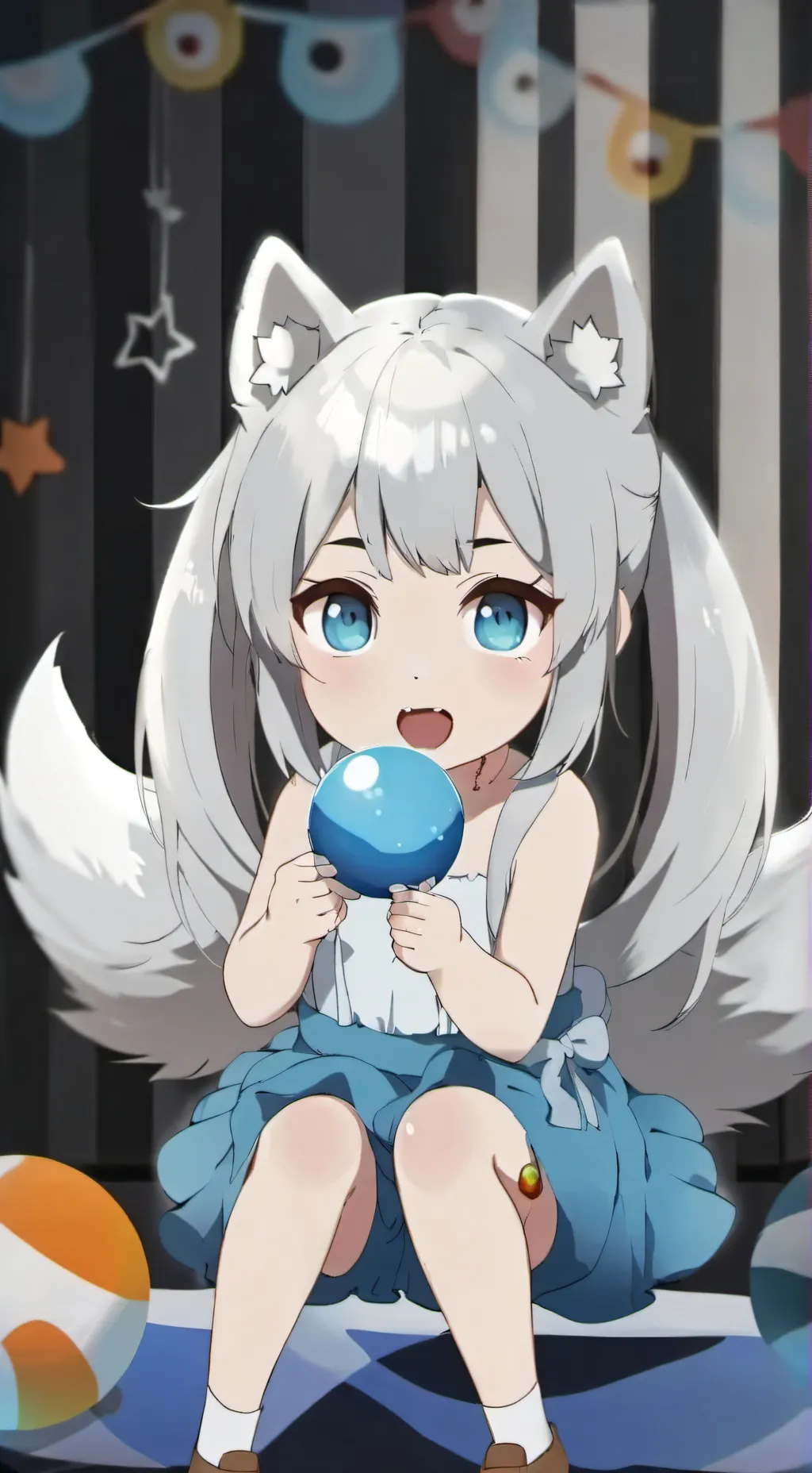 ai character: Luna background