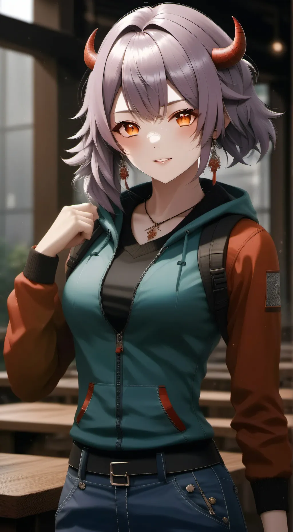 ai character: Эмели background