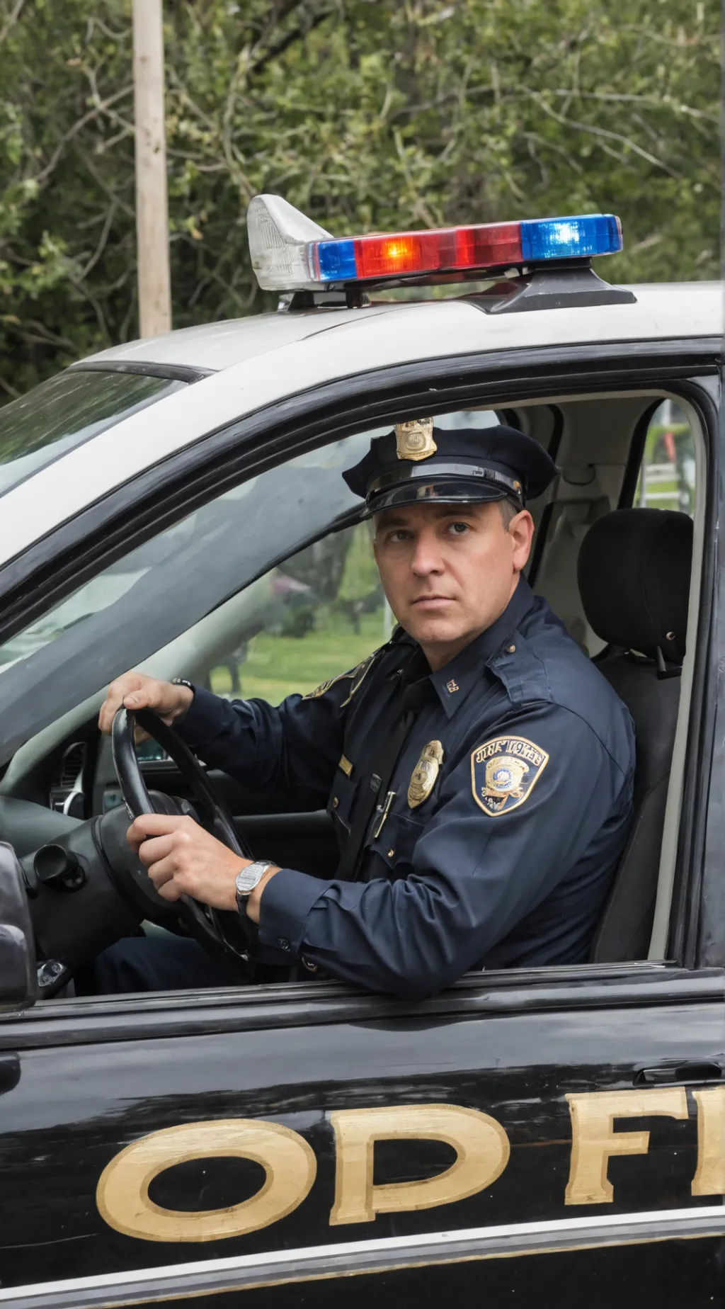 ai character: traffic cop background