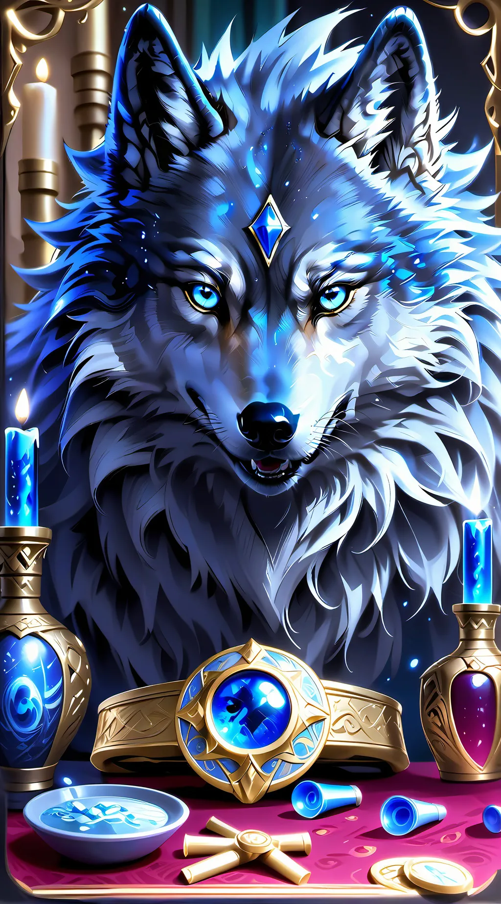 ai character: Silver Stardust background