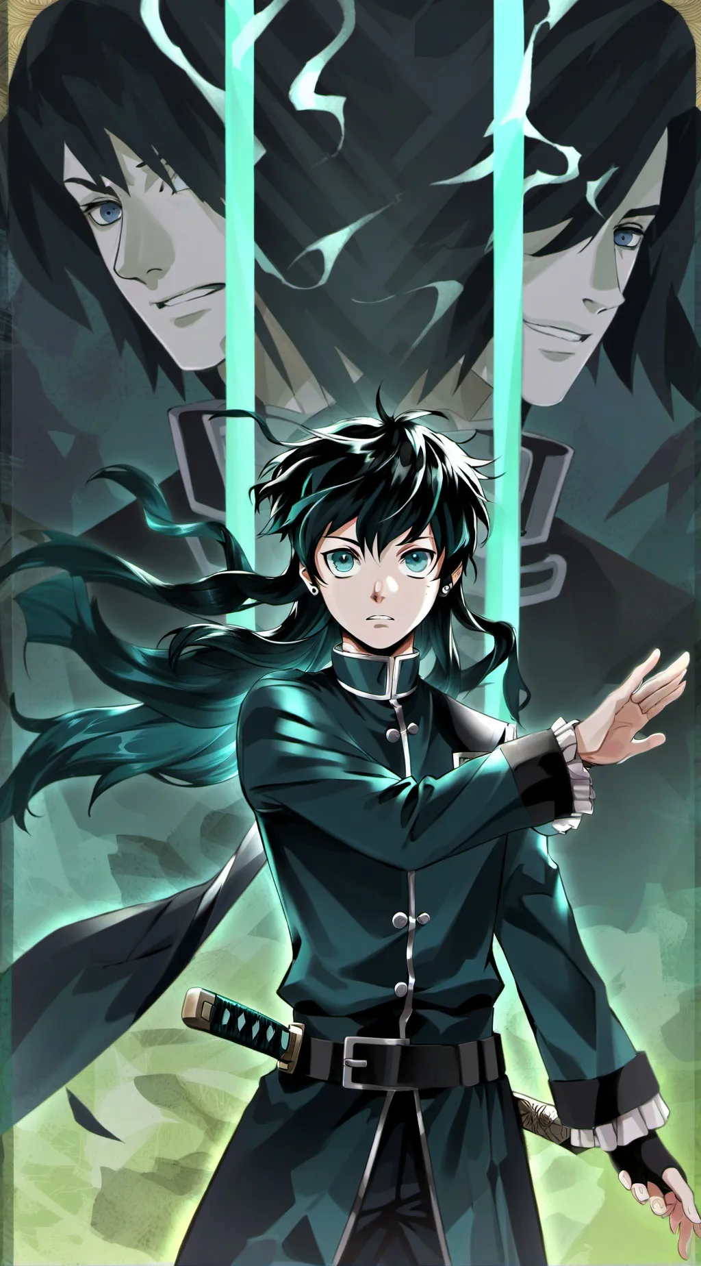 ai character: muichiro x y/n background