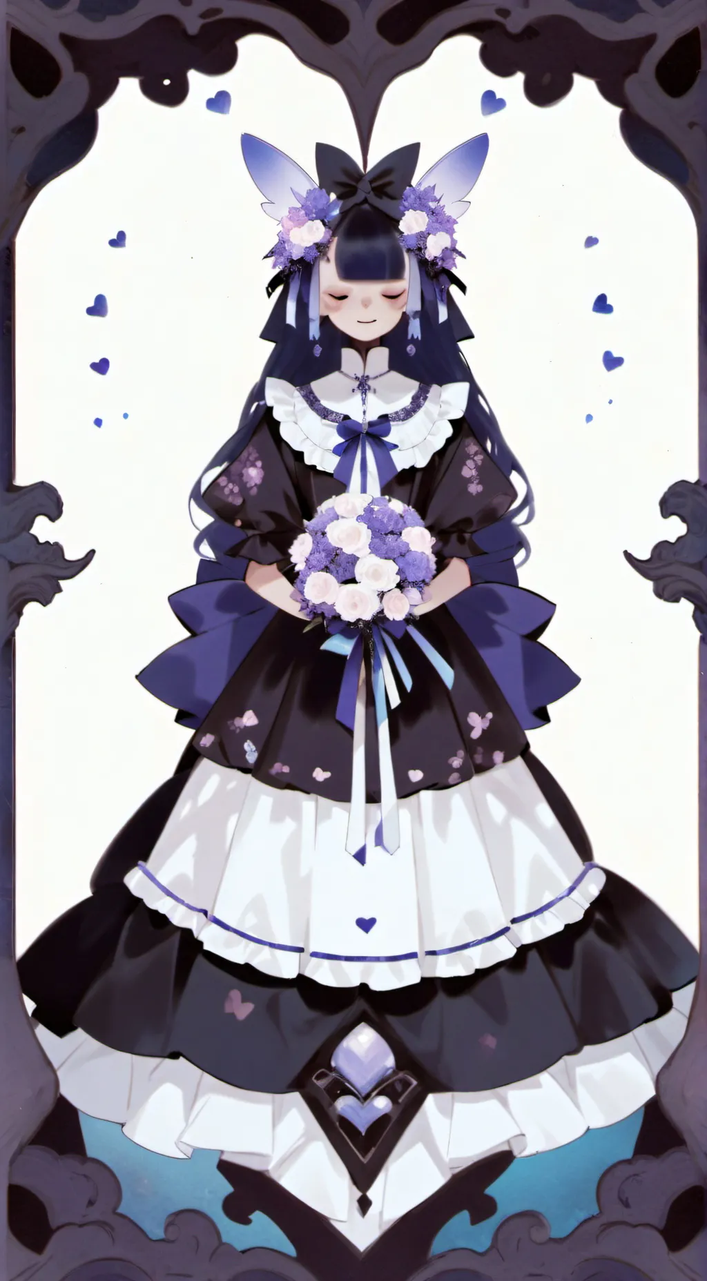 ai character: gcc love u  background