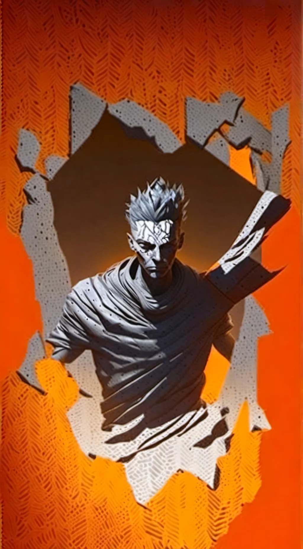 ai character: Dr stone background