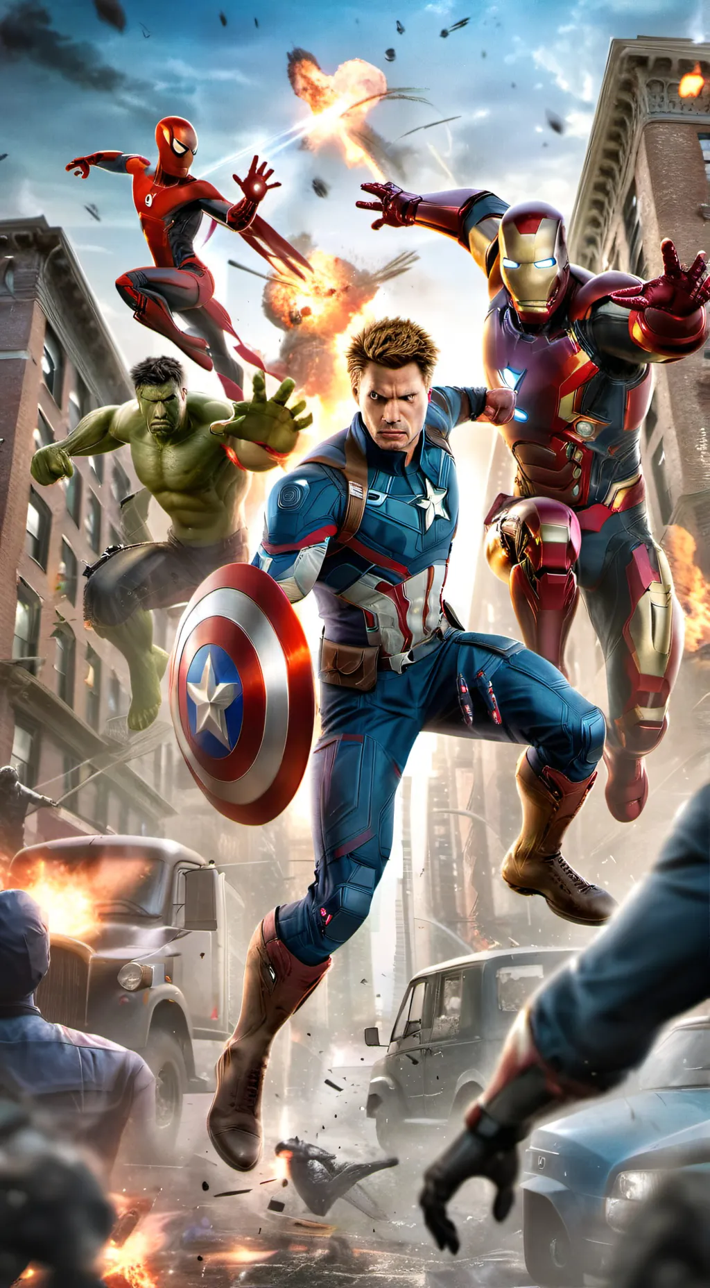 ai character: Avengers 8 background