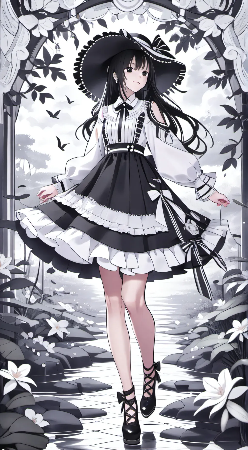 ai character: fede y lisa  background