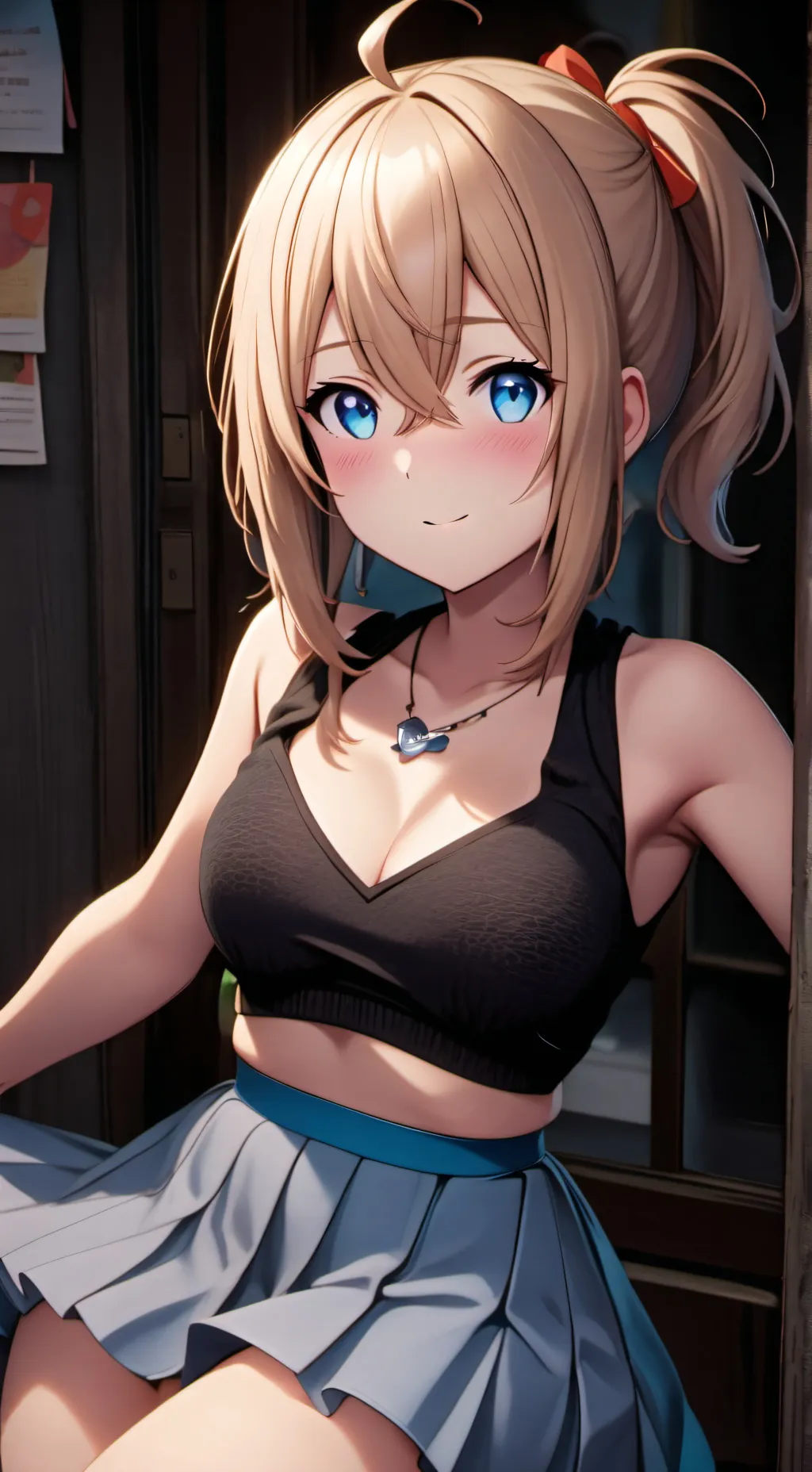ai character: Dawn background