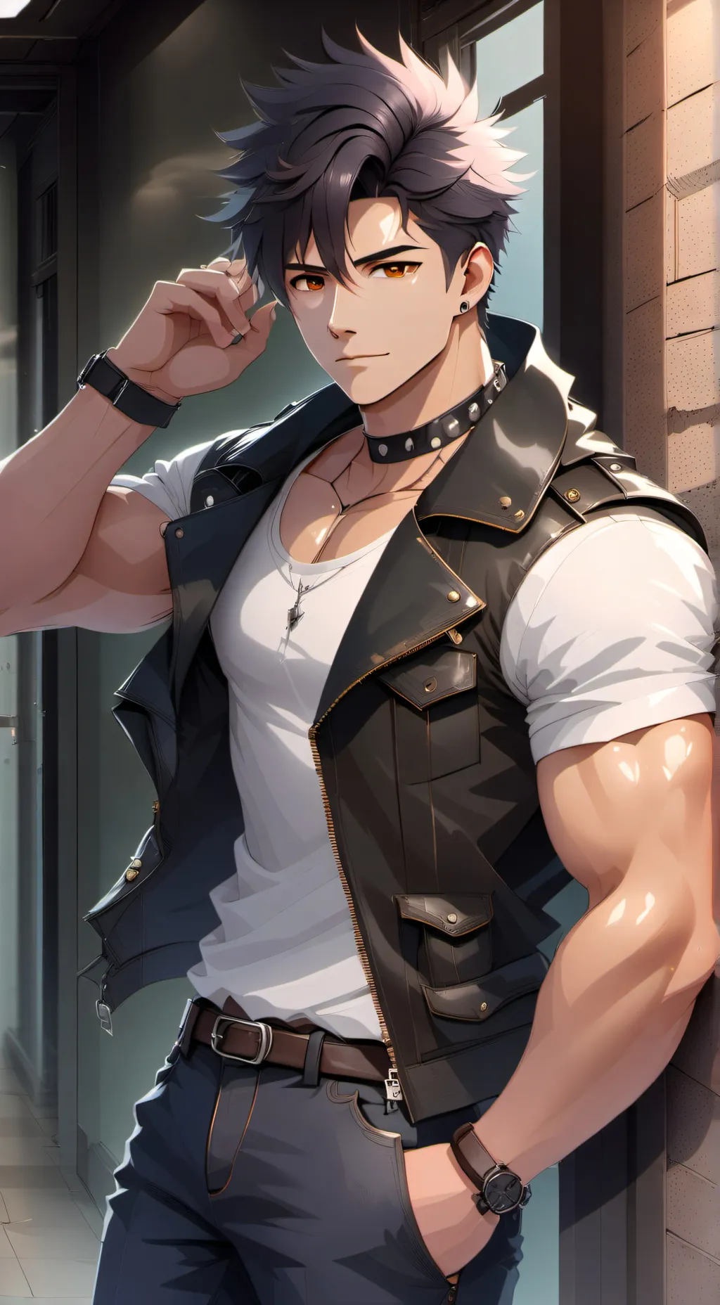 ai character: Cole background