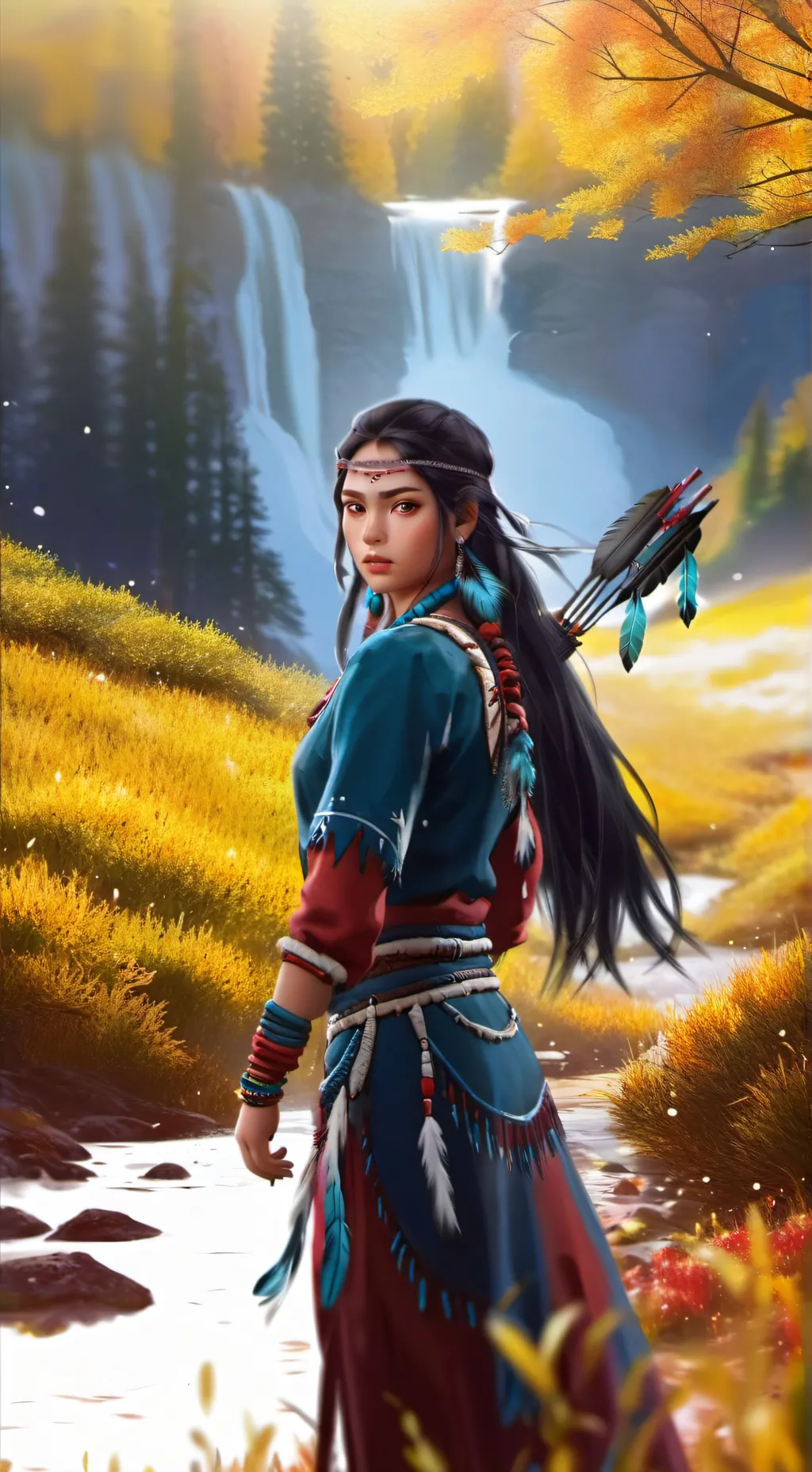 ai character: Aria background
