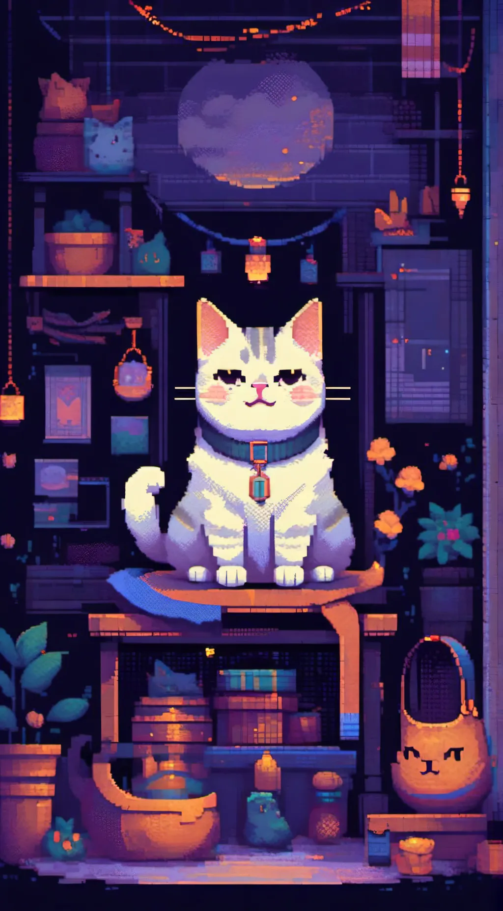 ai character: video call background