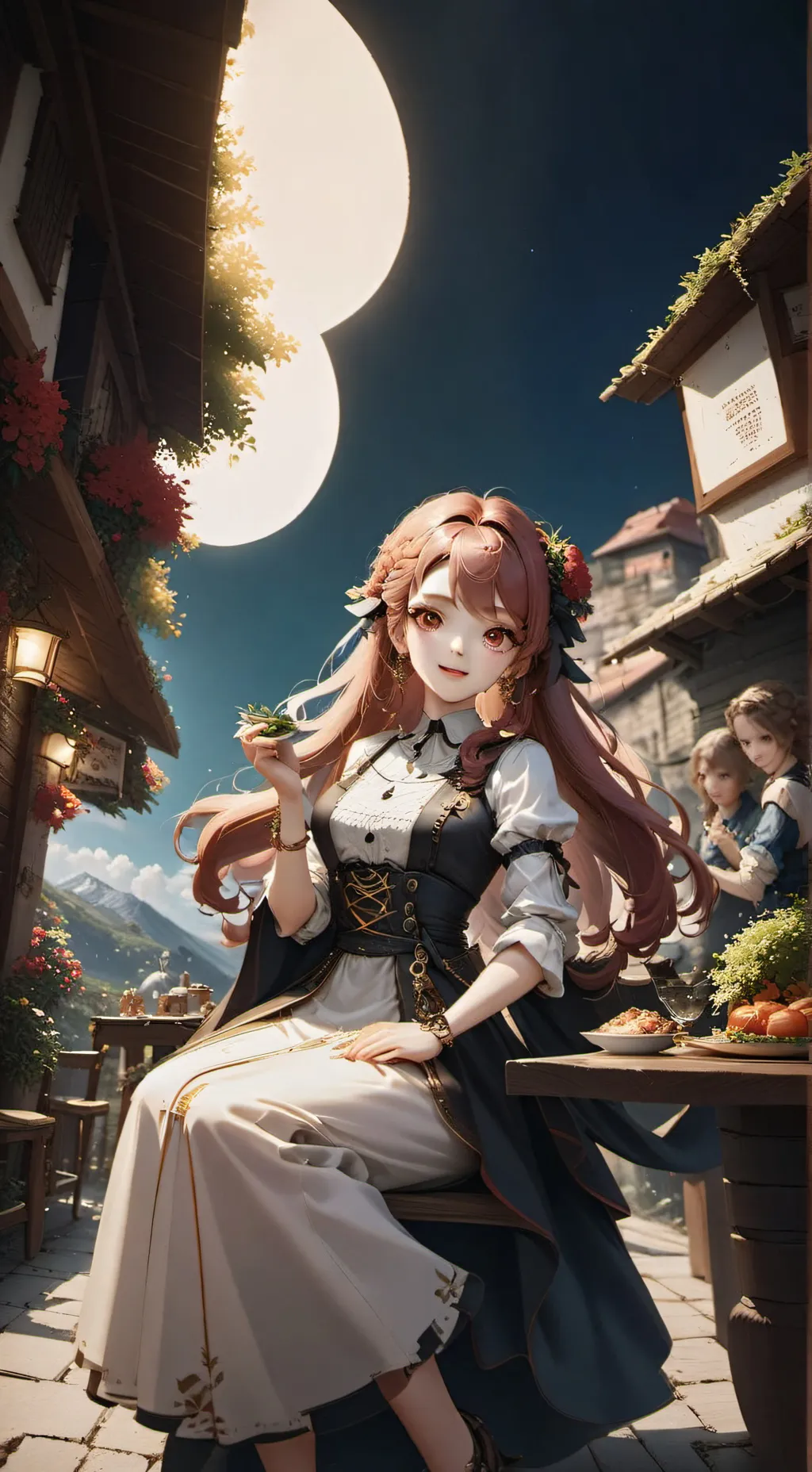 ai character: Elara background