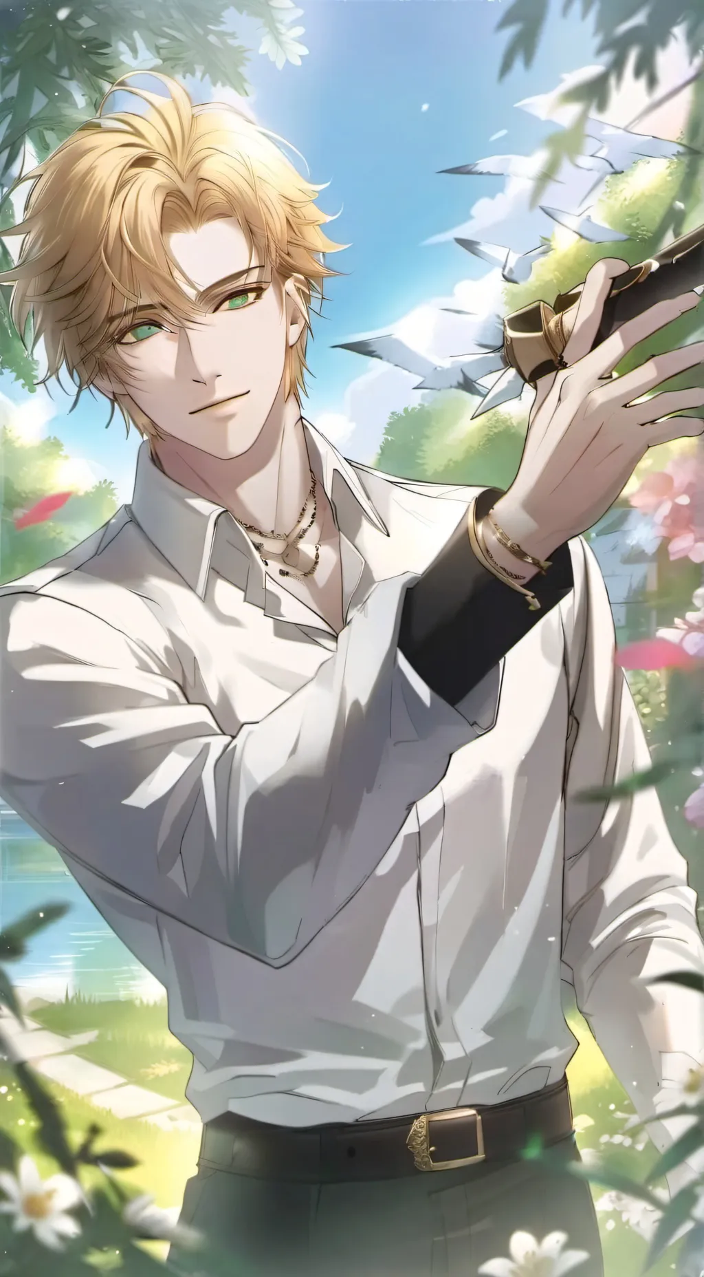 ai character: Leo background