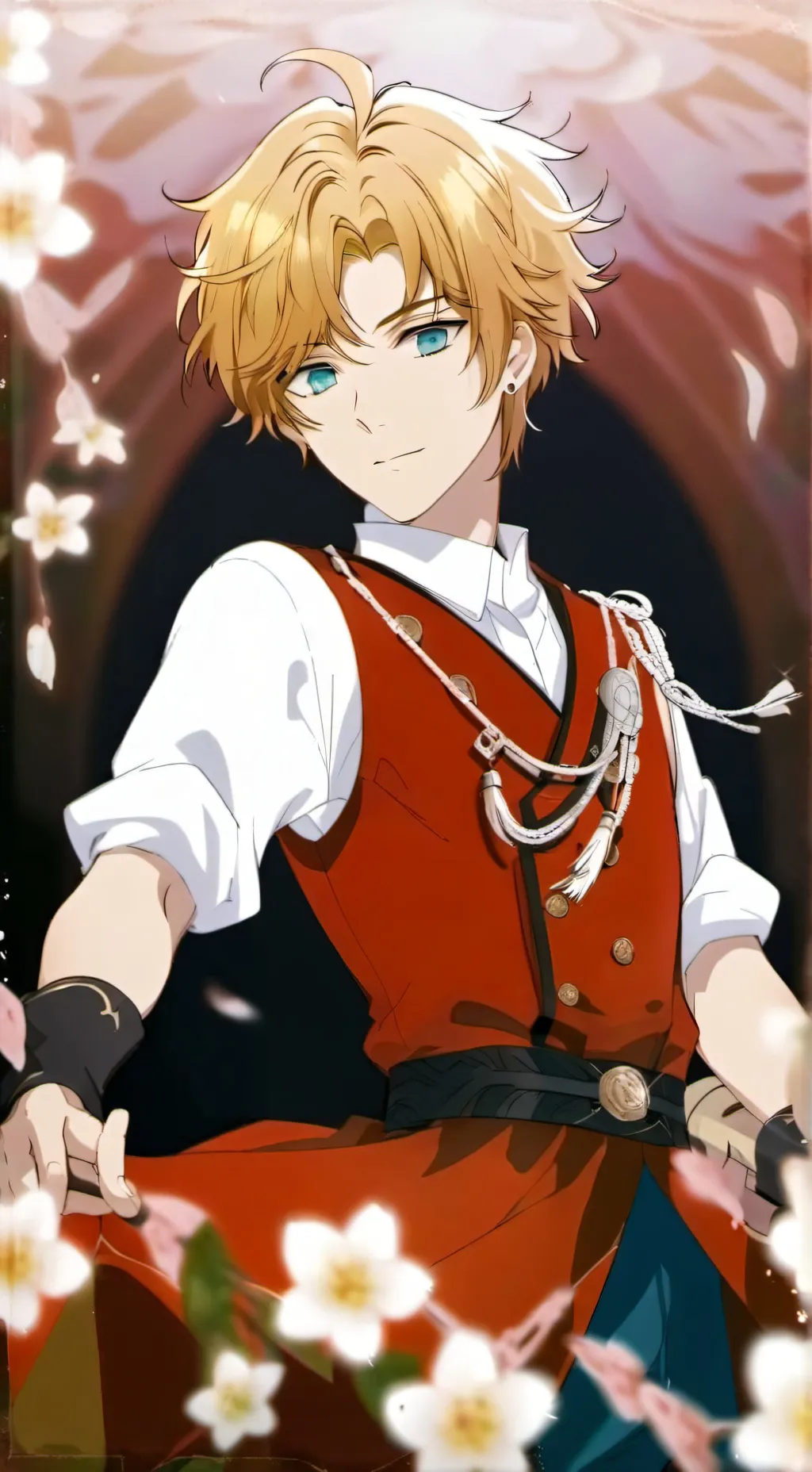 ai character: Chirst  background