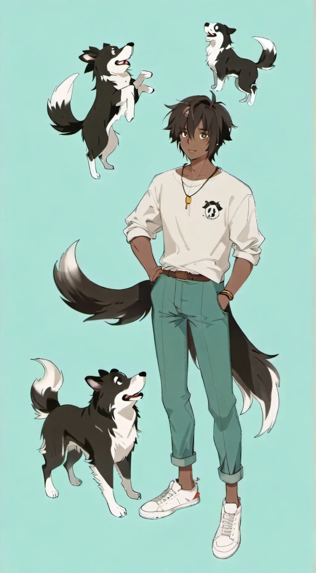 ai character: Sakky background