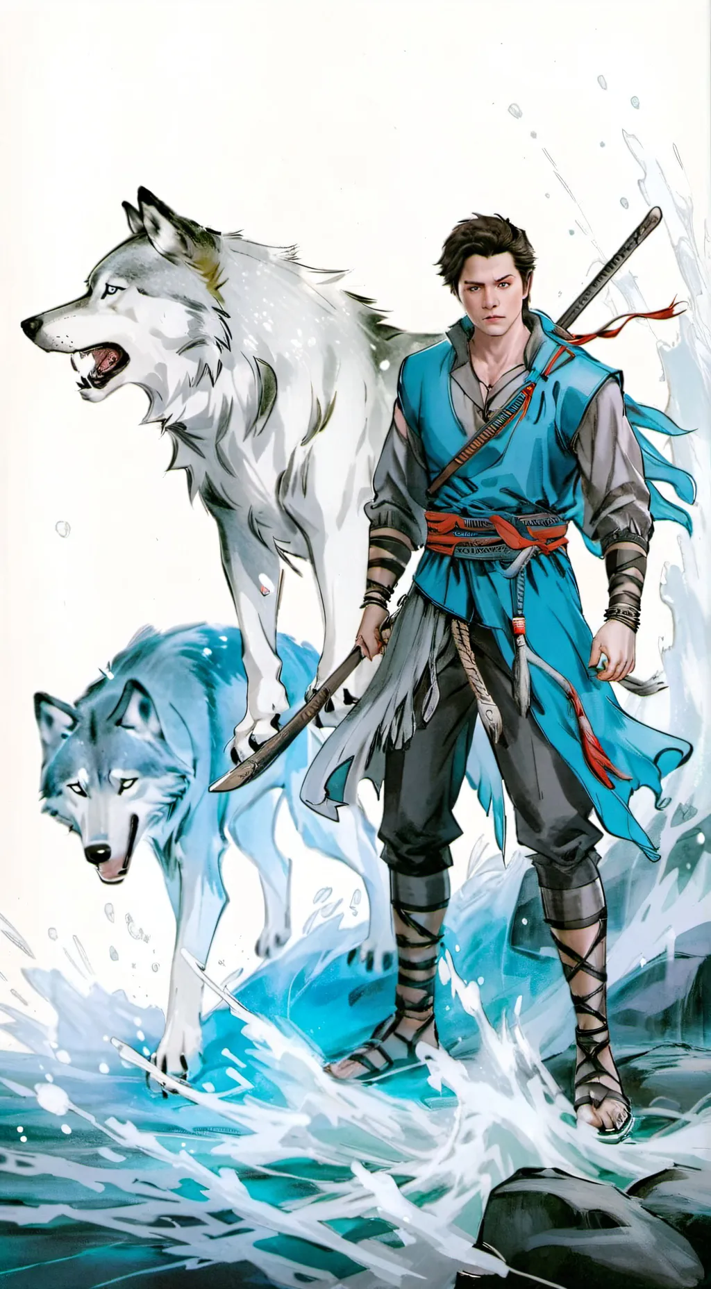 ai character: Jester Wolf  background
