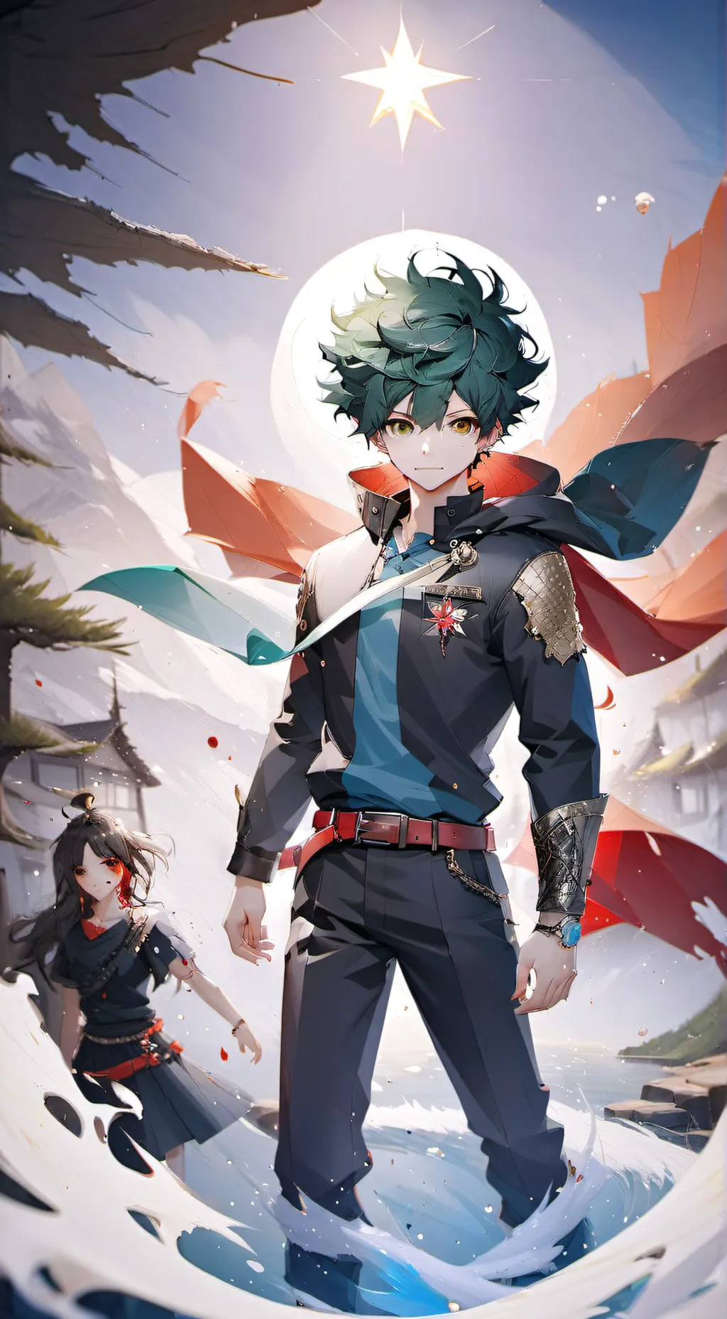 ai character: bakudeku  background