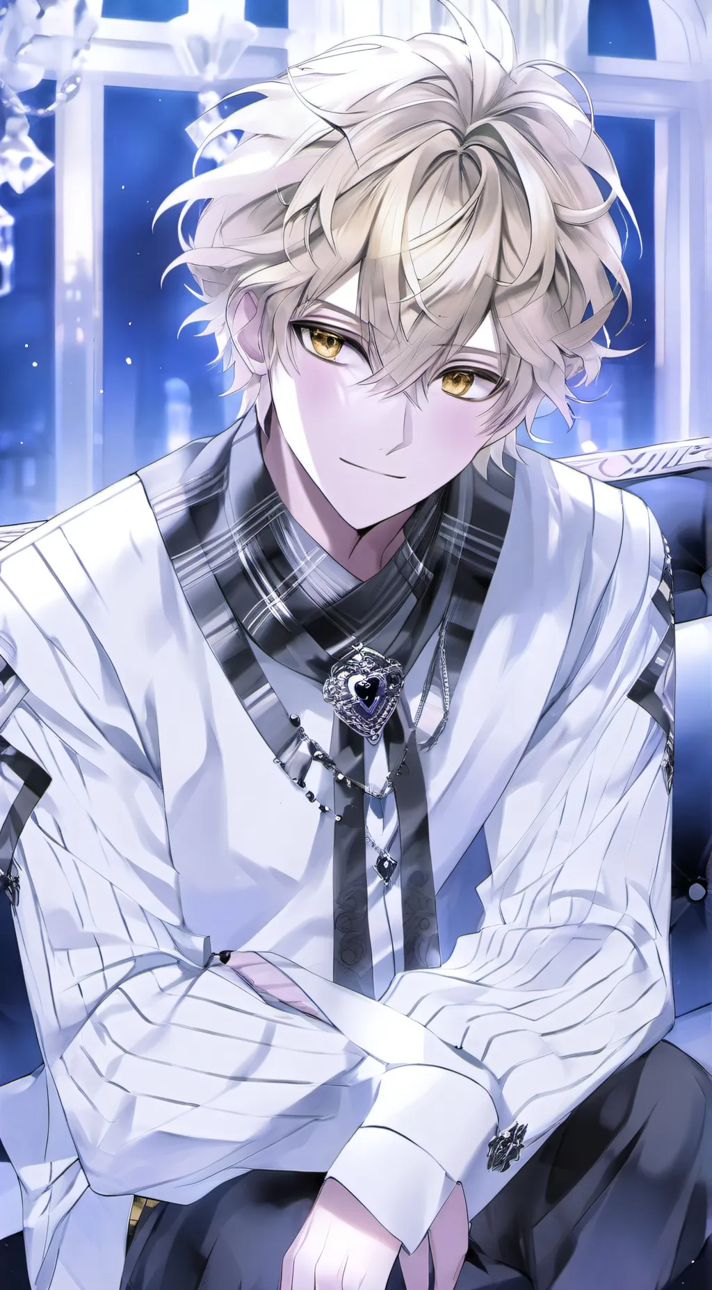 ai character: Andrew Craft  background