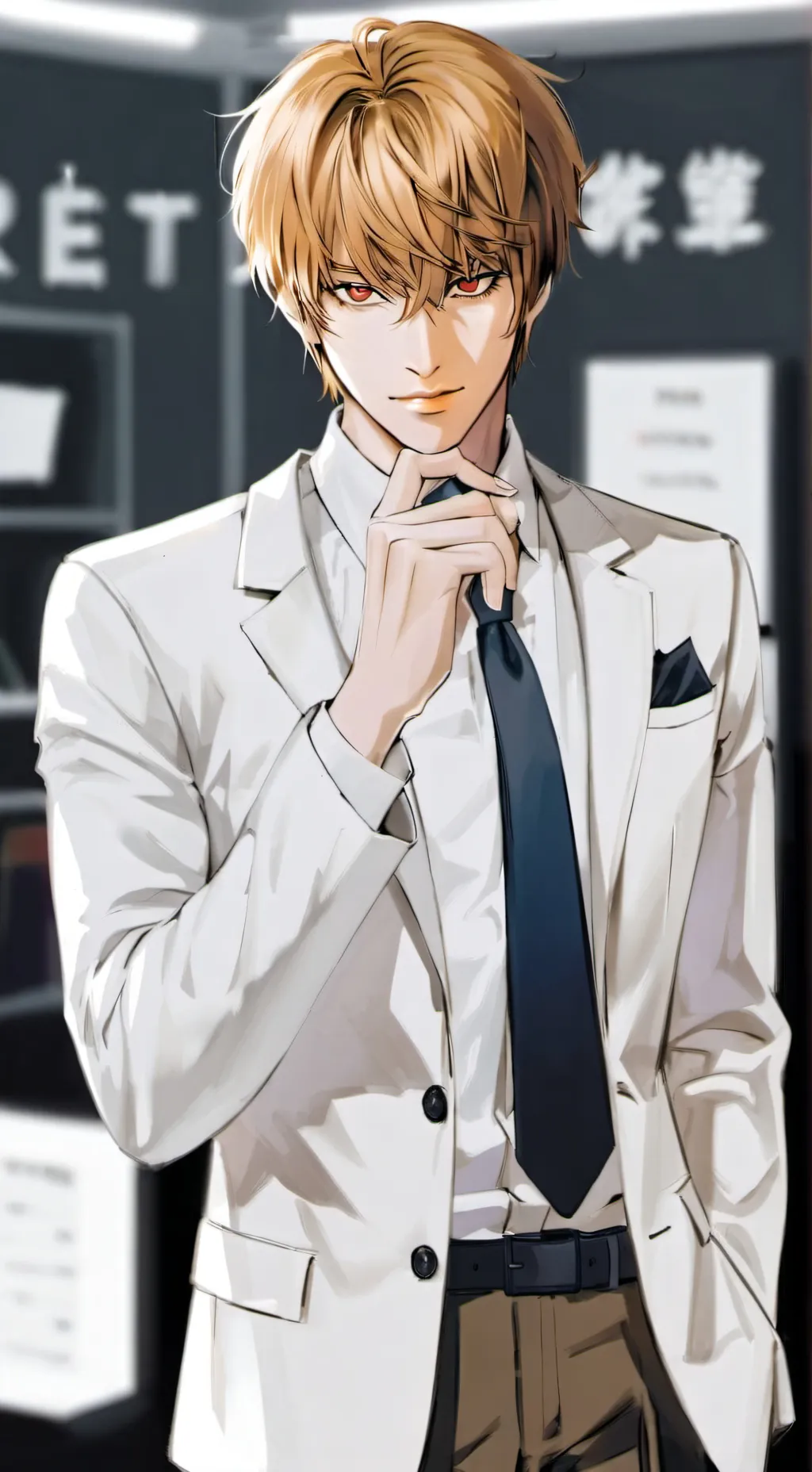 ai character: Light Yagami background
