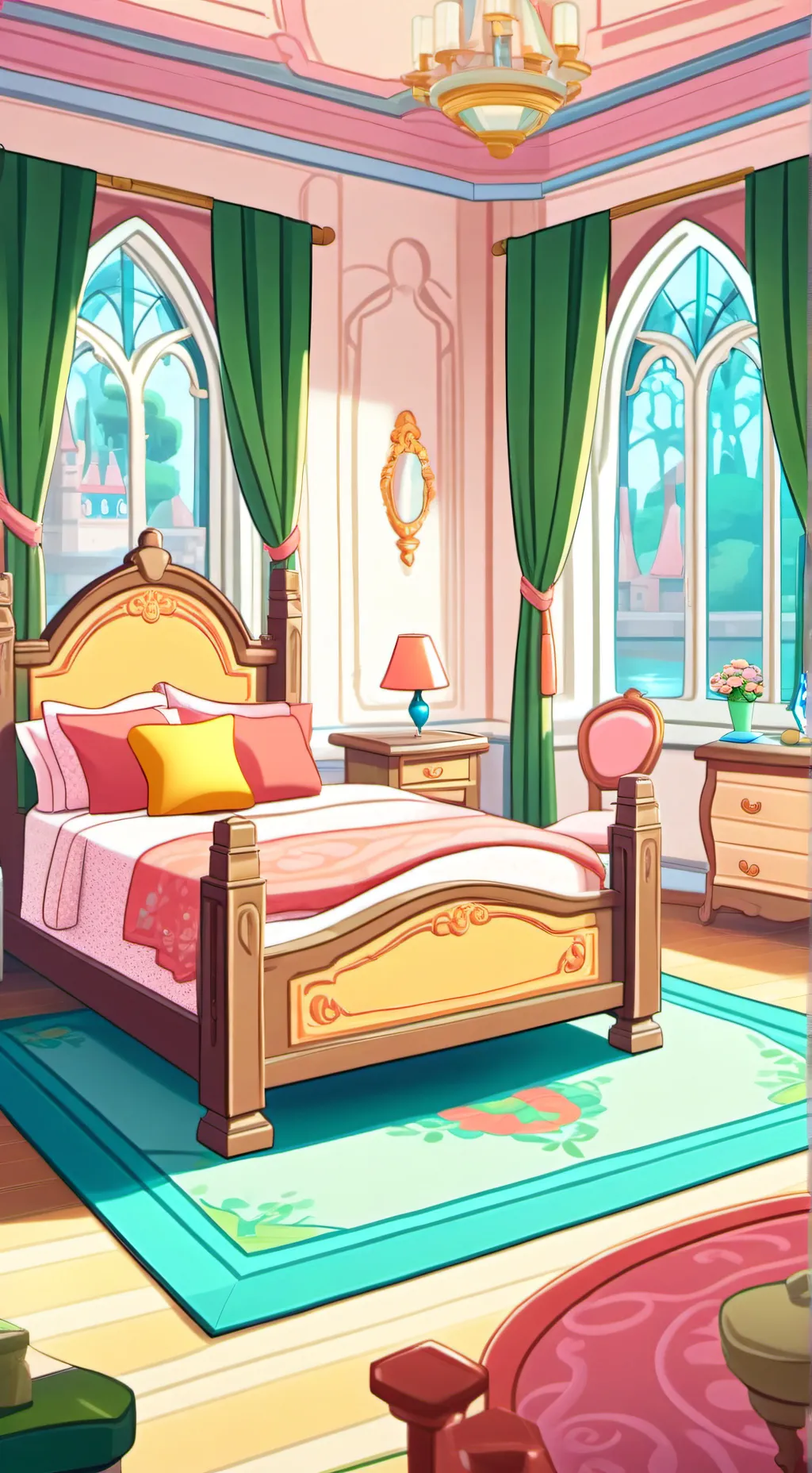 ai character: FRUITCAKE  background