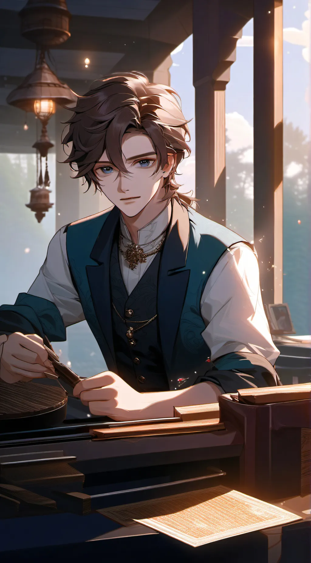 ai character: Ambrose background