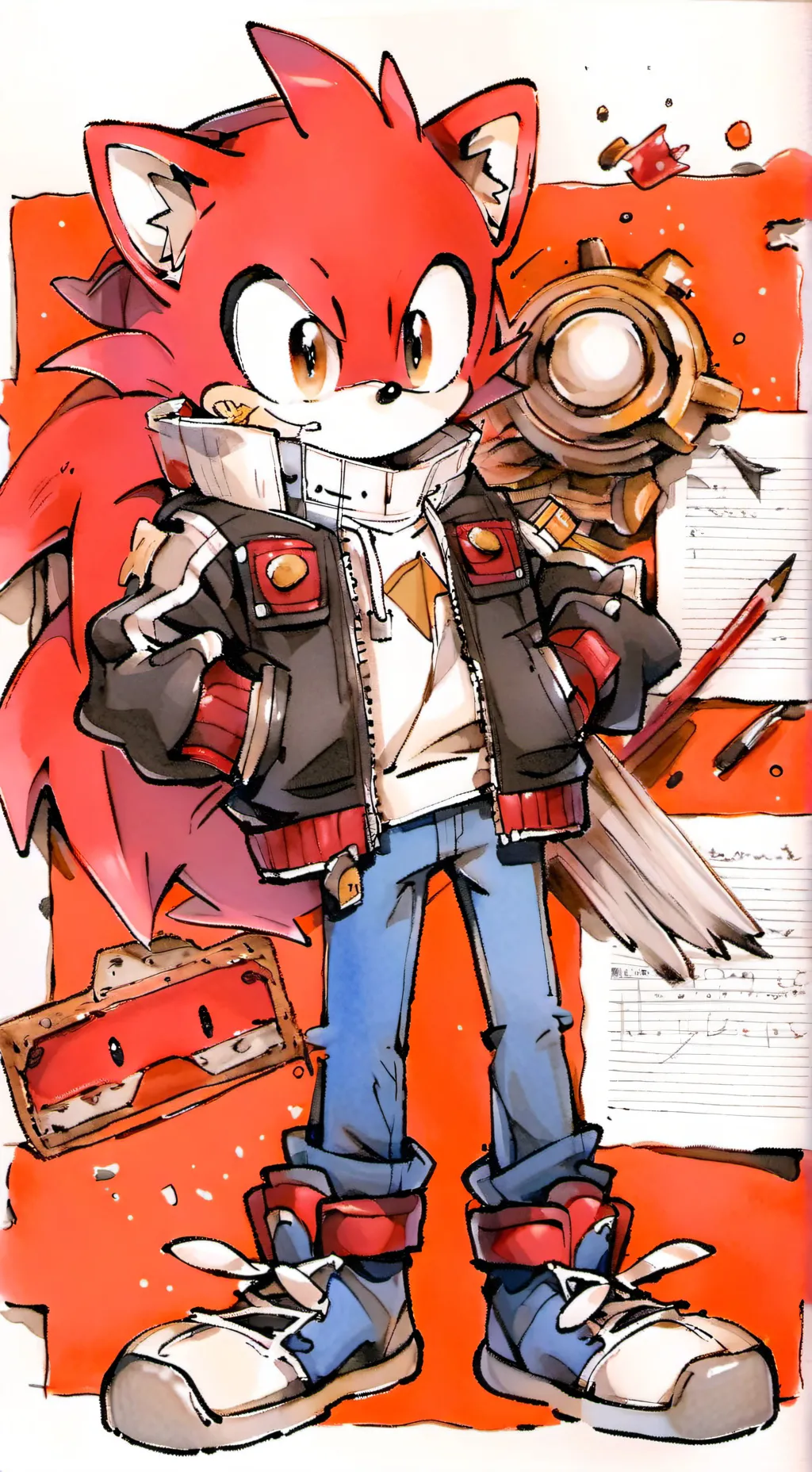 ai character: Kaito background