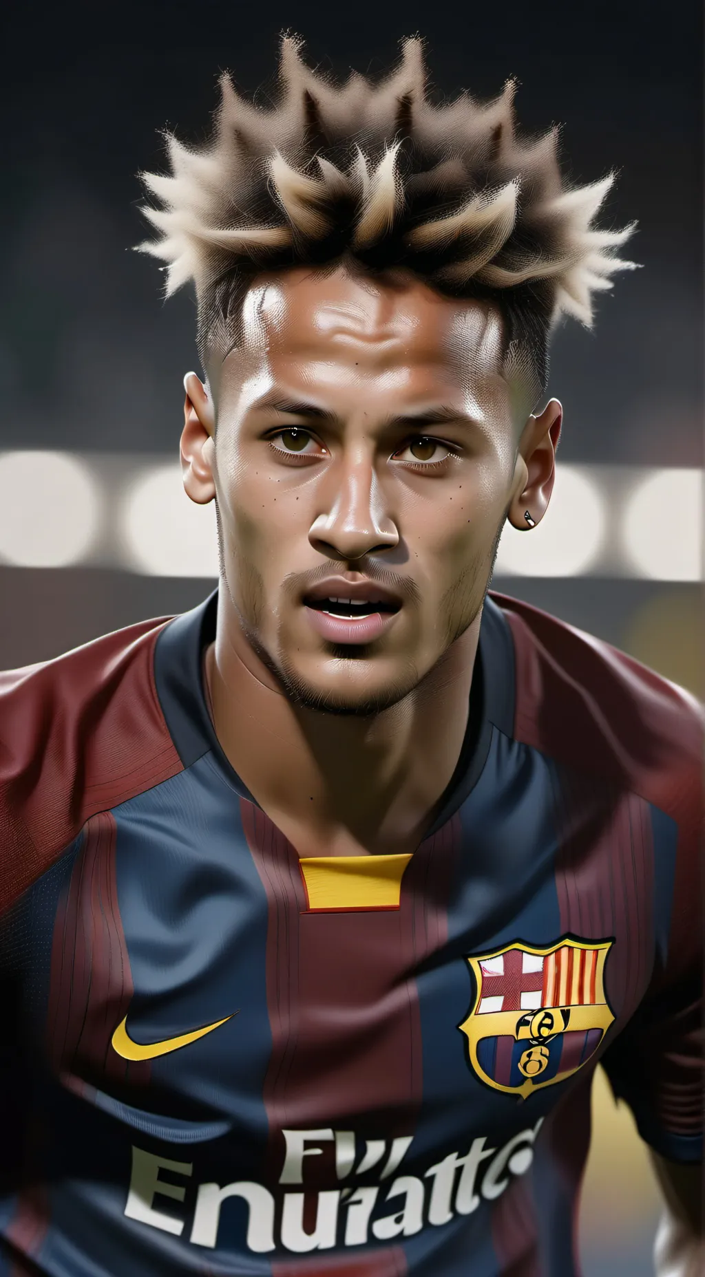 ai character: Neymar  background
