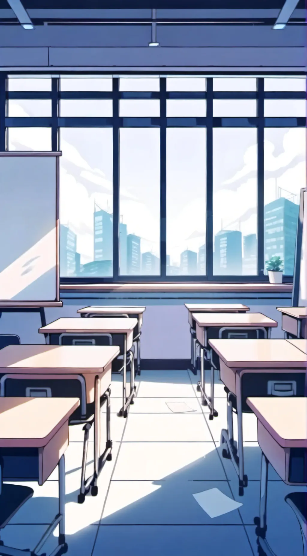 ai character: New school background